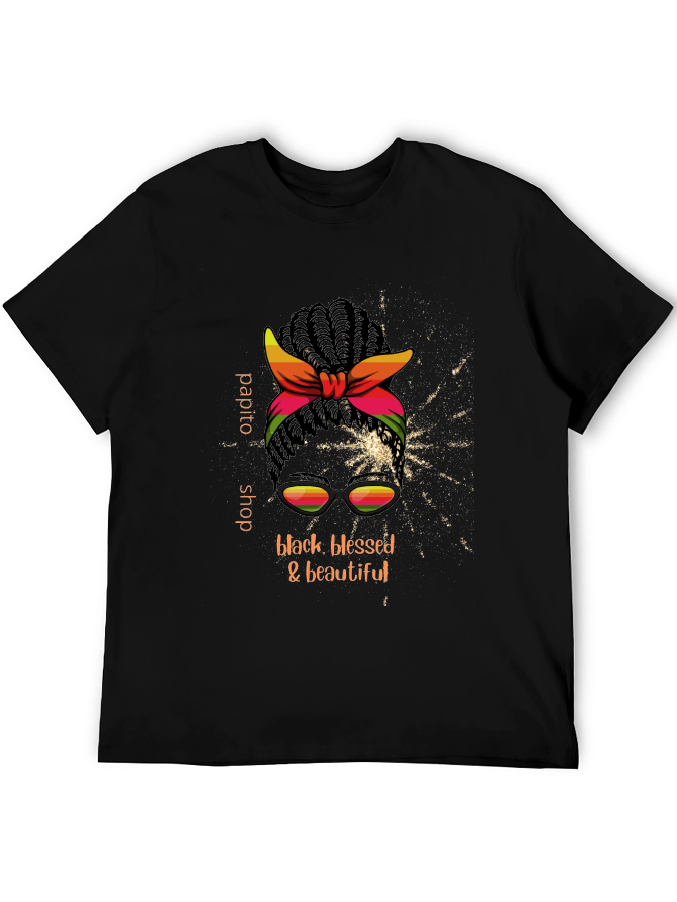 Black Blessed & Beautiful Graphic Tee