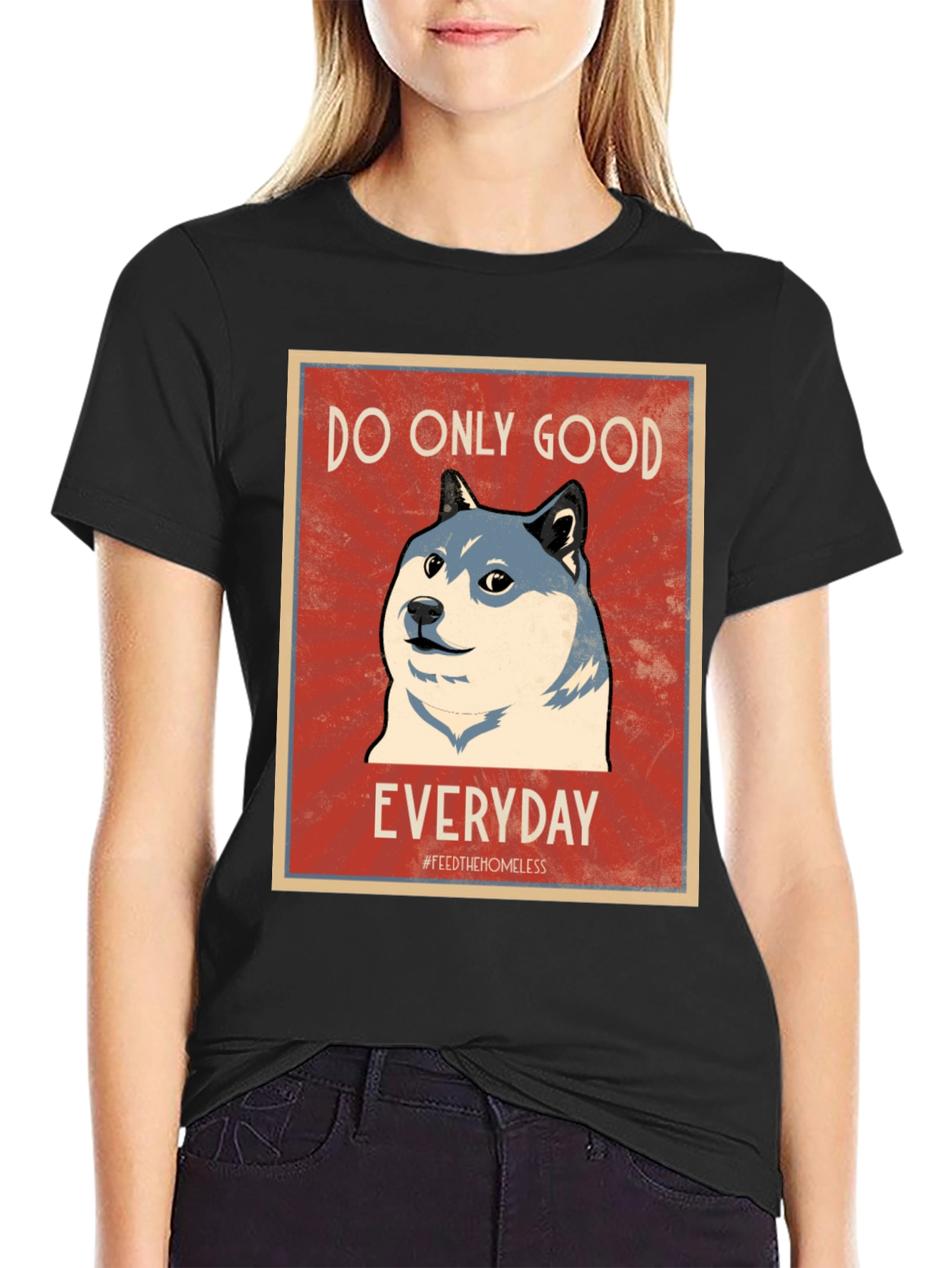 Do Only Good Everyday T-Shirt Doge Meme