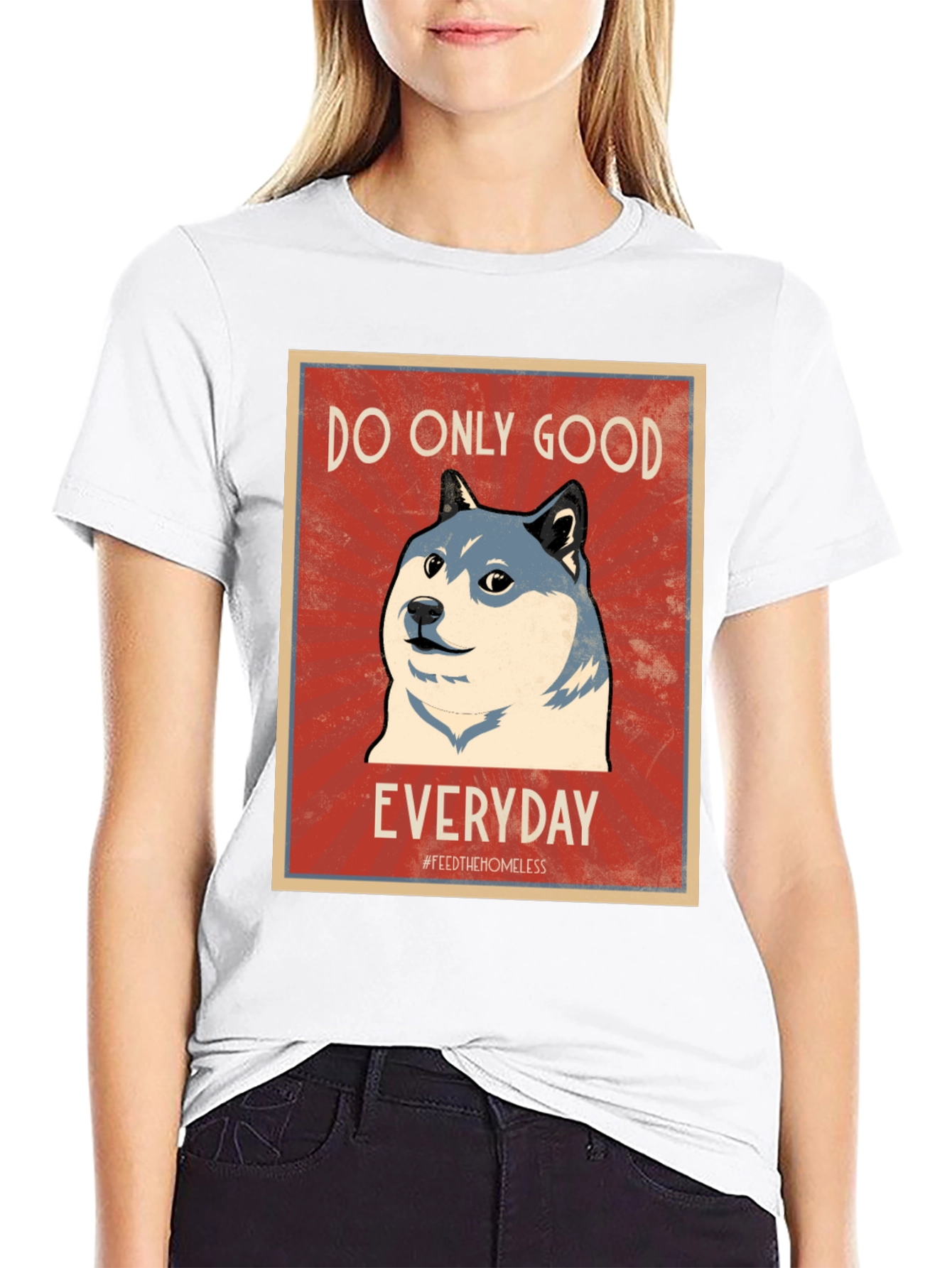 Do Only Good Everyday T-Shirt Doge Meme