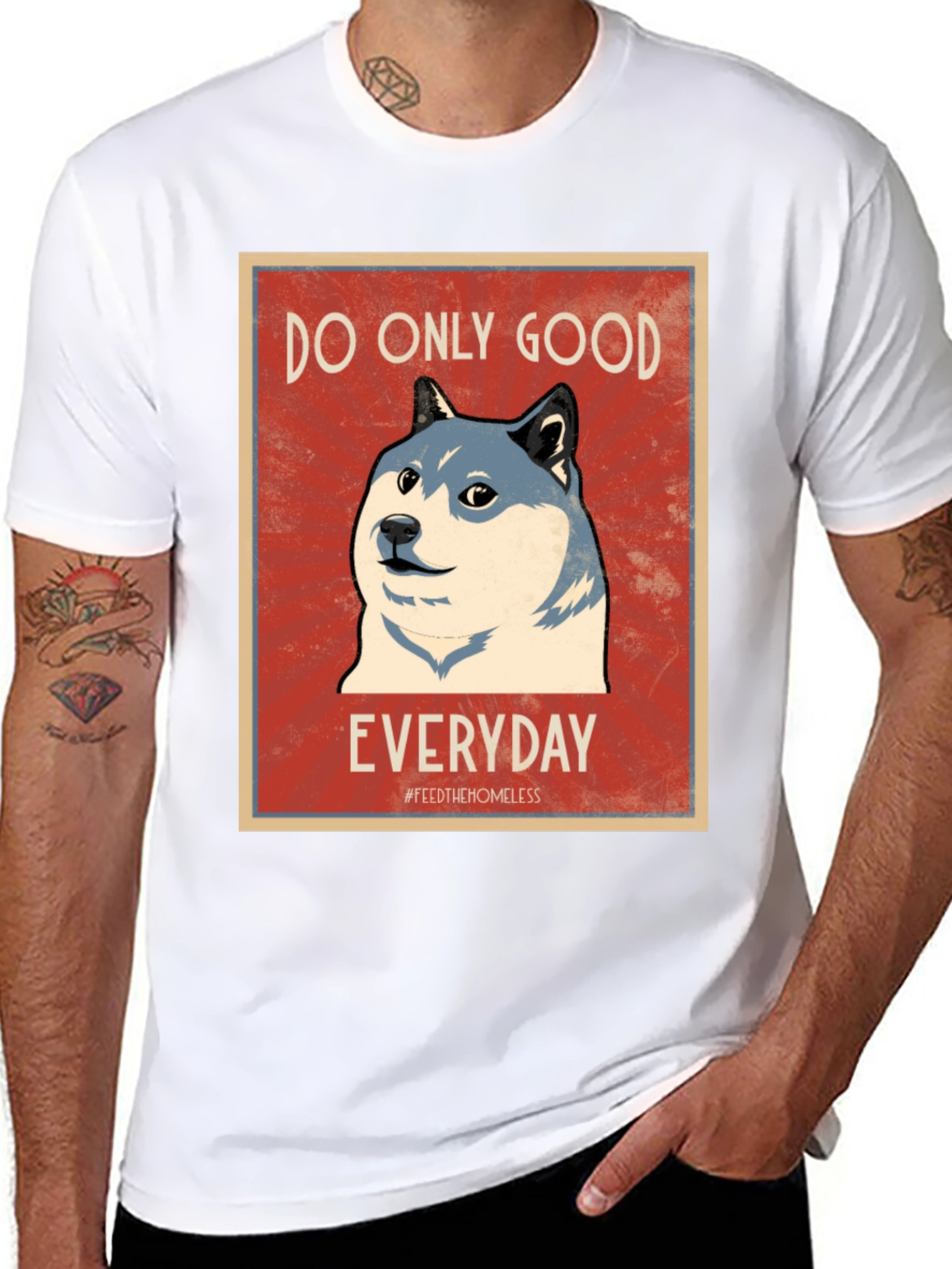 Do Only Good Everyday T-Shirt Doge Meme