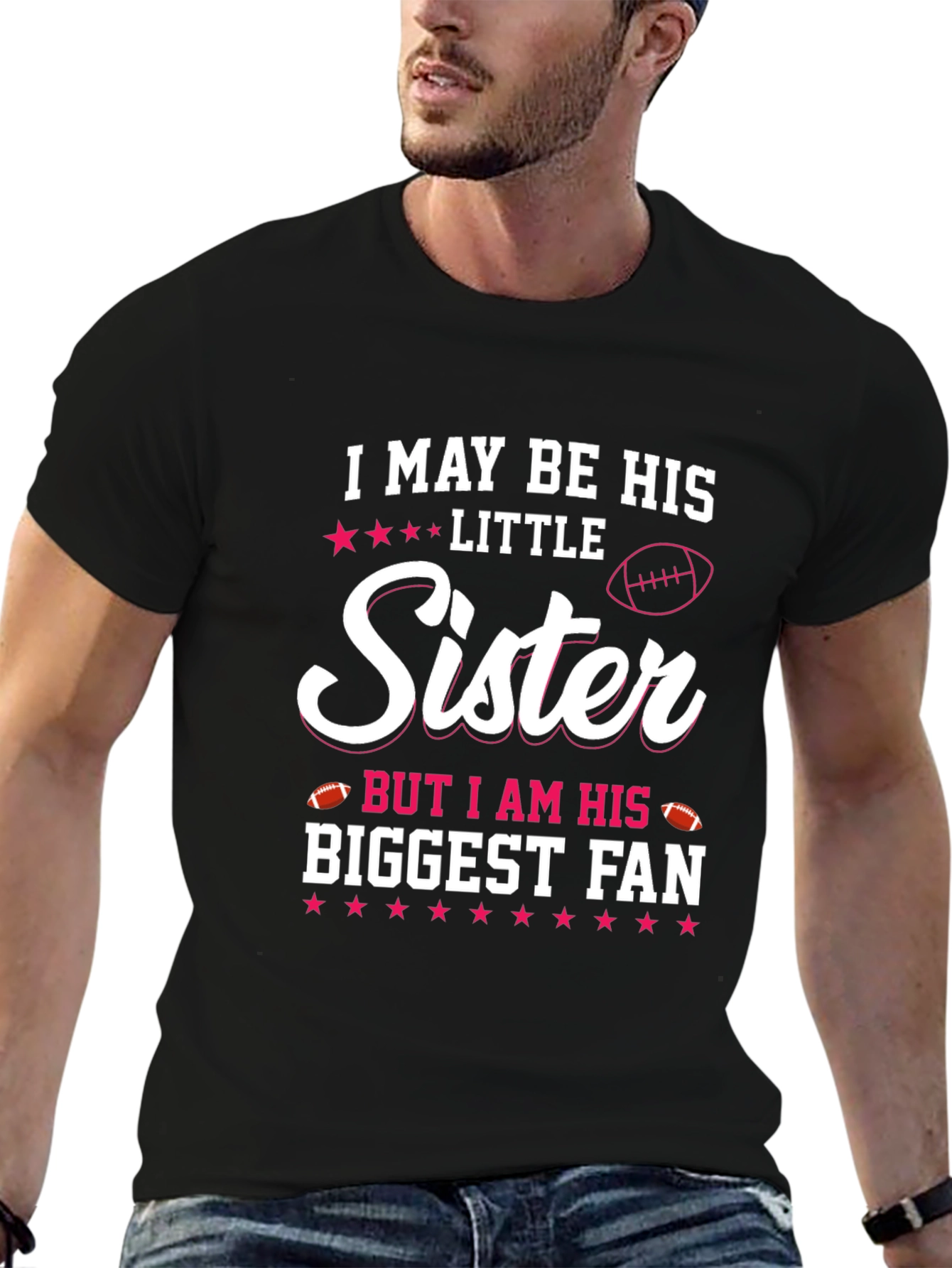 Little Sister Biggest Fan T-Shirt