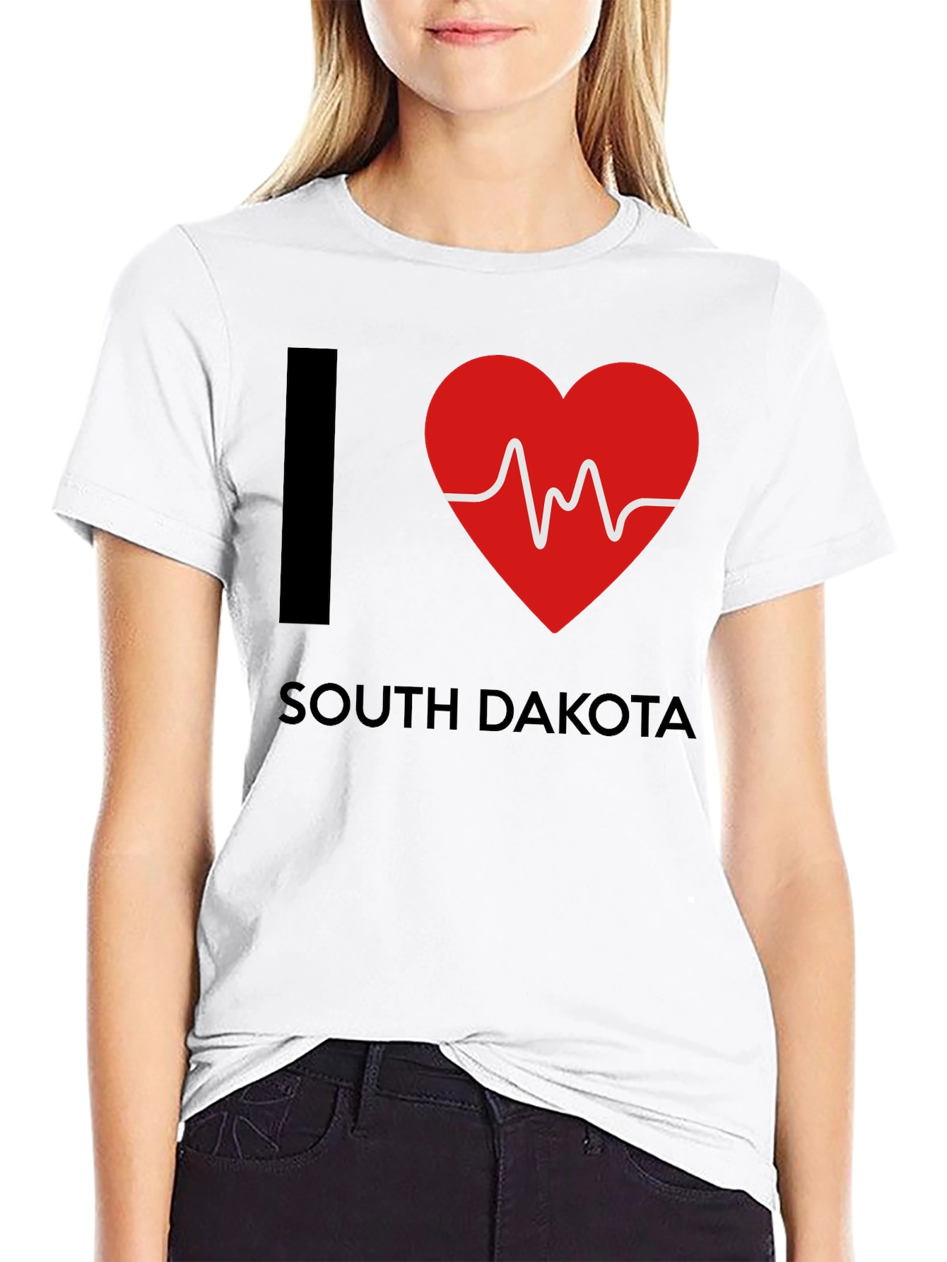 I Heart South Dakota Graphic T-Shirt