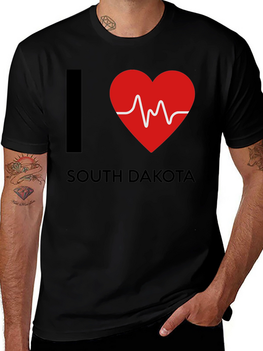 I Heart South Dakota Graphic T-Shirt
