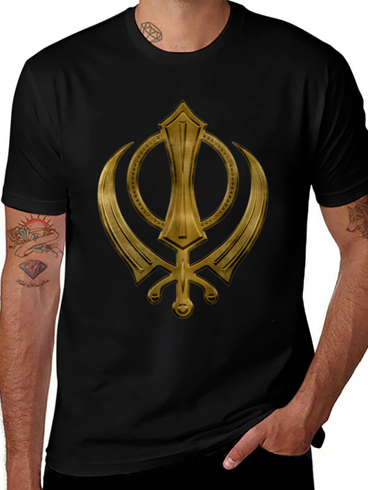Khanda Symbol Graphic T-Shirt