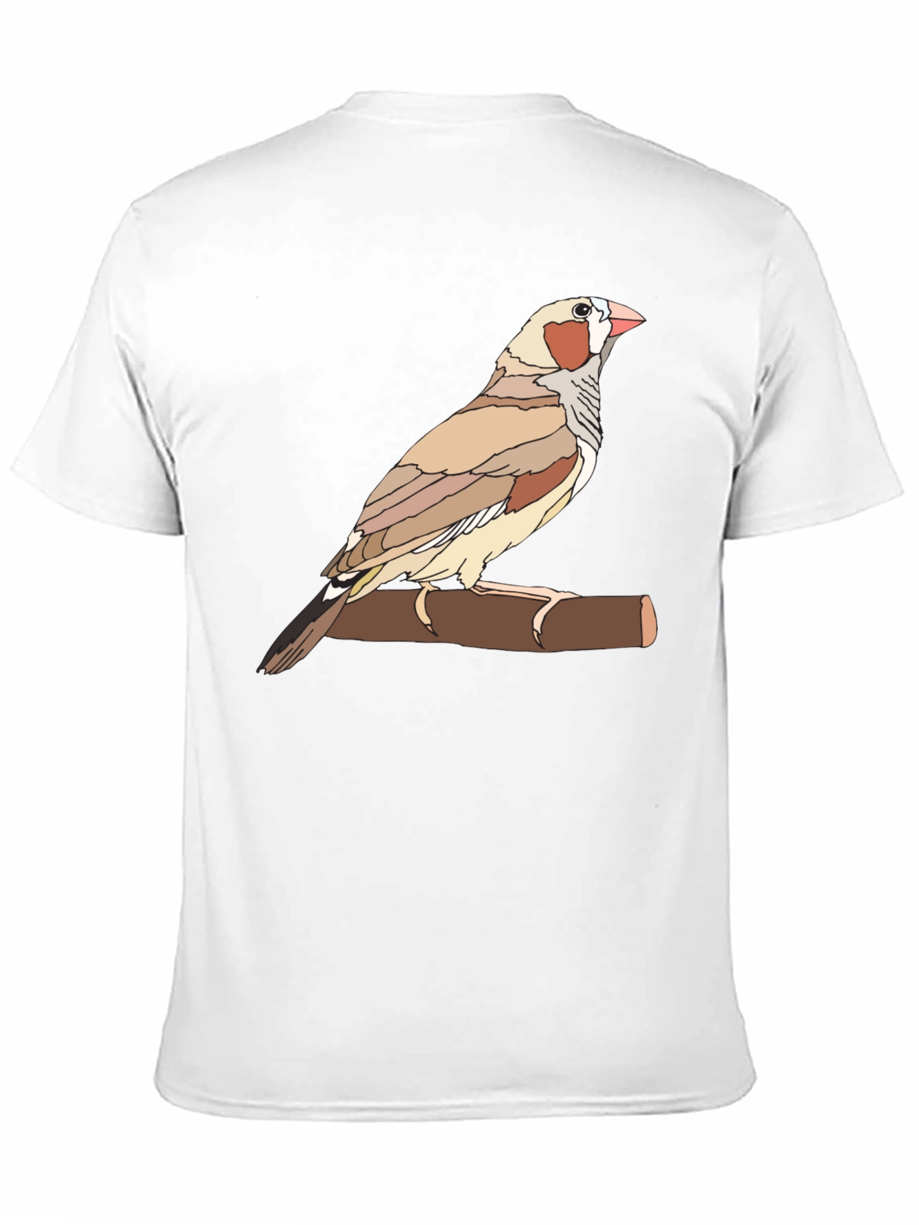 Bird on Branch Graphic Tee - Unique Design