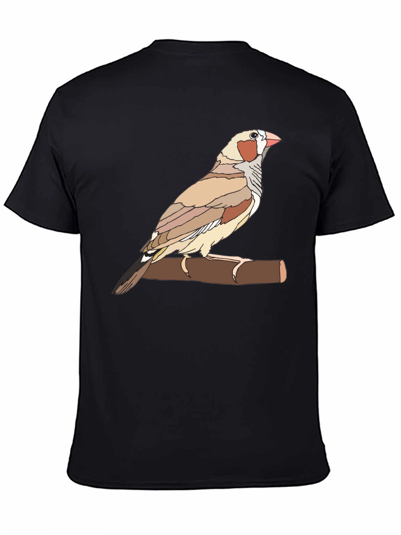 Bird on Branch Graphic Tee - Unique Design