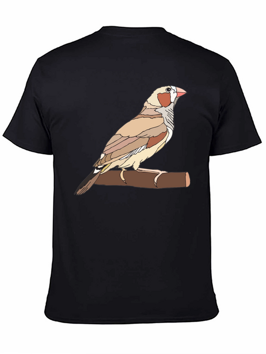 Bird on Branch Graphic Tee - Unique Design