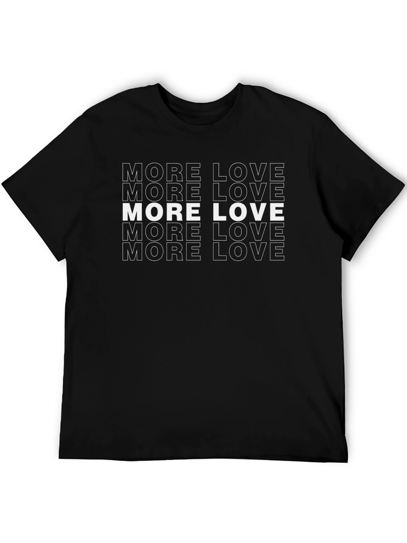 More Love Graphic Tee - Black