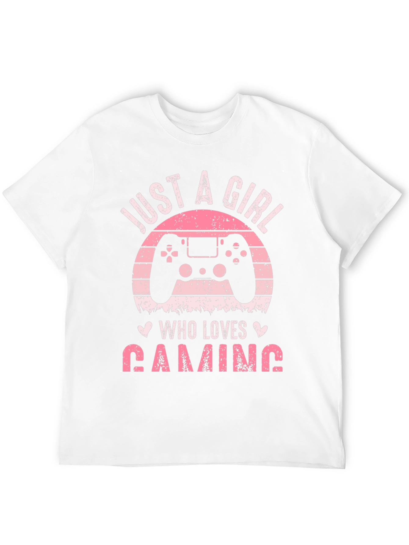 Just A Girl Who Loves Gaming Black T-Shirt