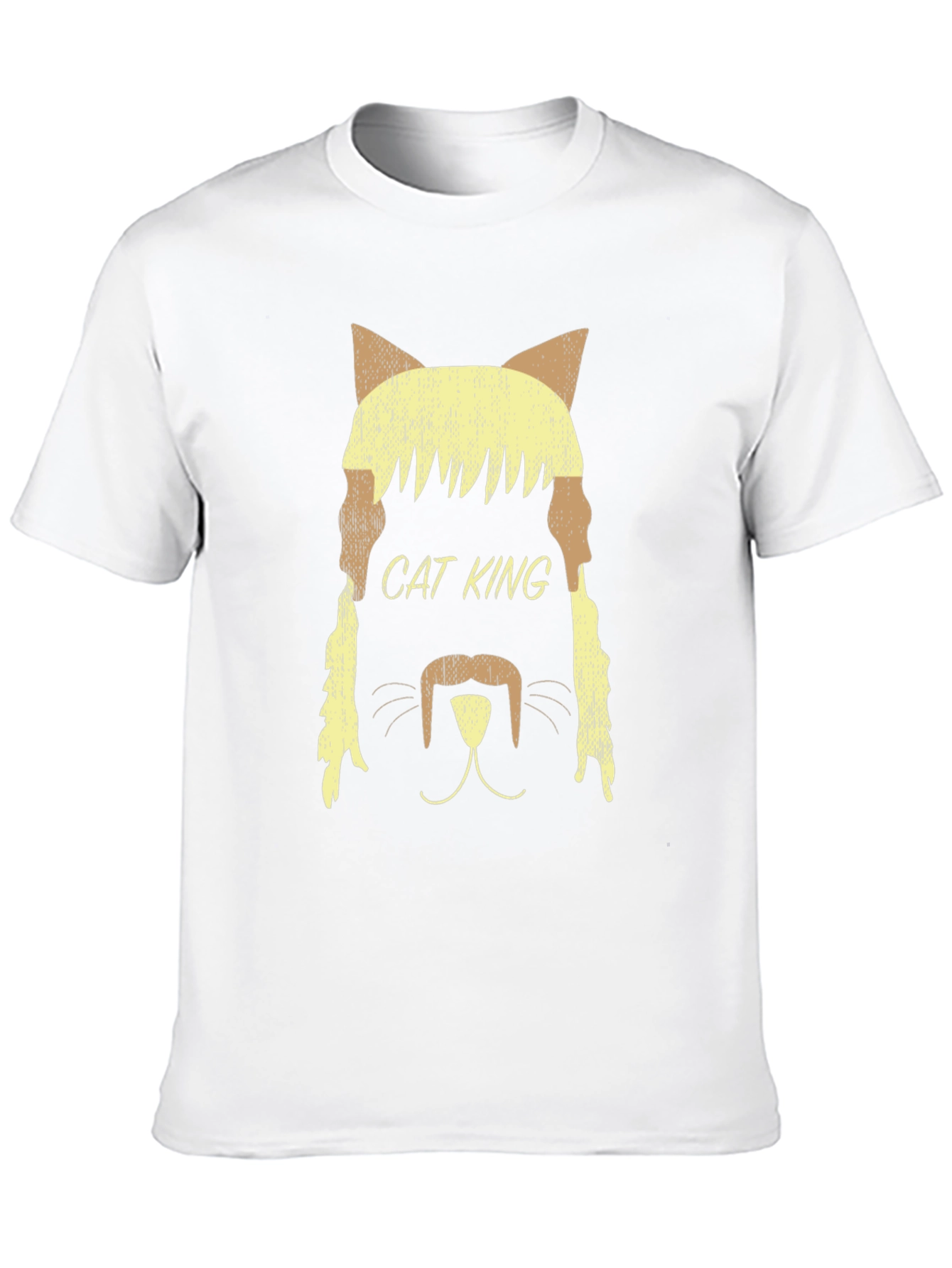 Cat King Graphic Tee - Black T-Shirt
