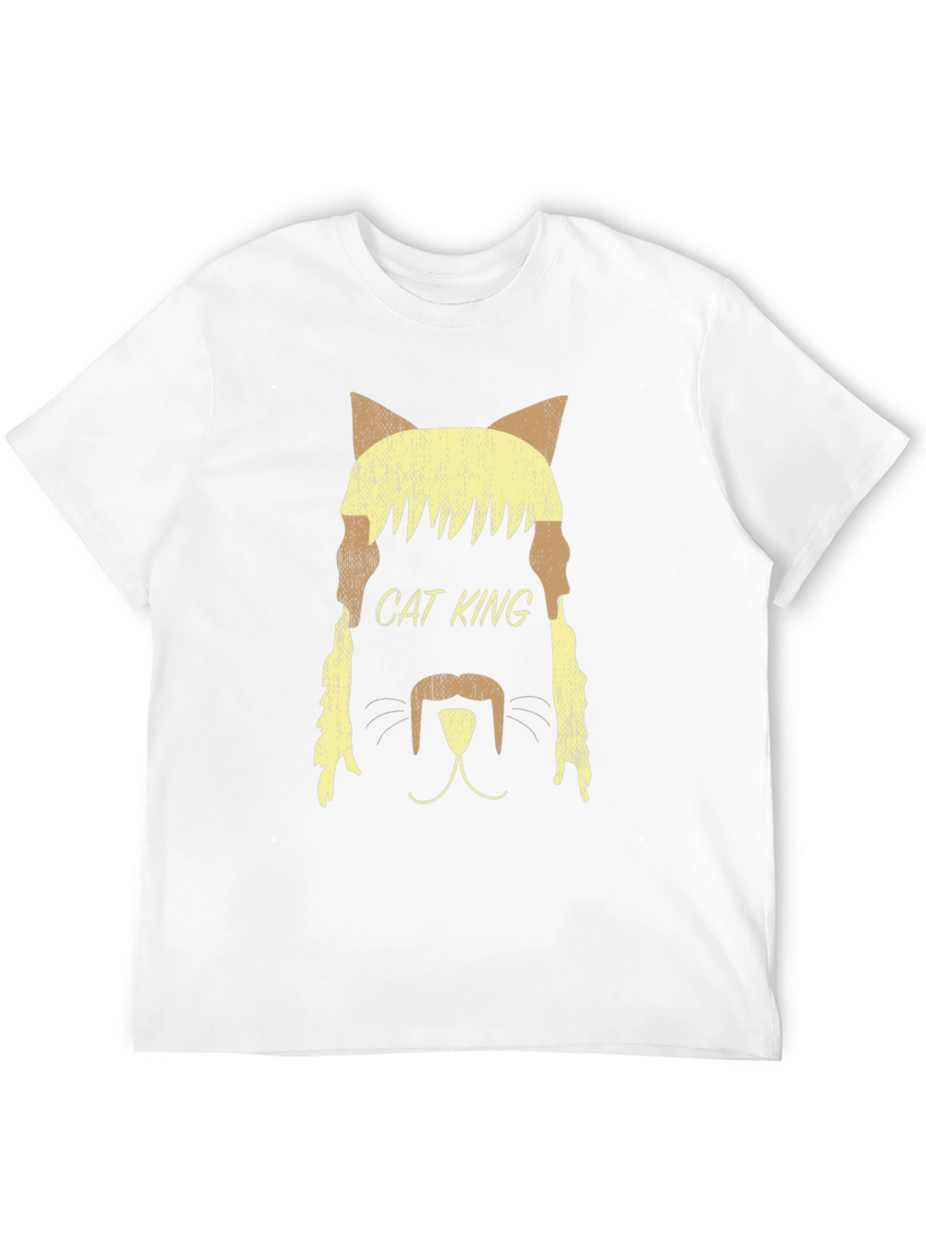 Cat King Graphic Tee - Black T-Shirt