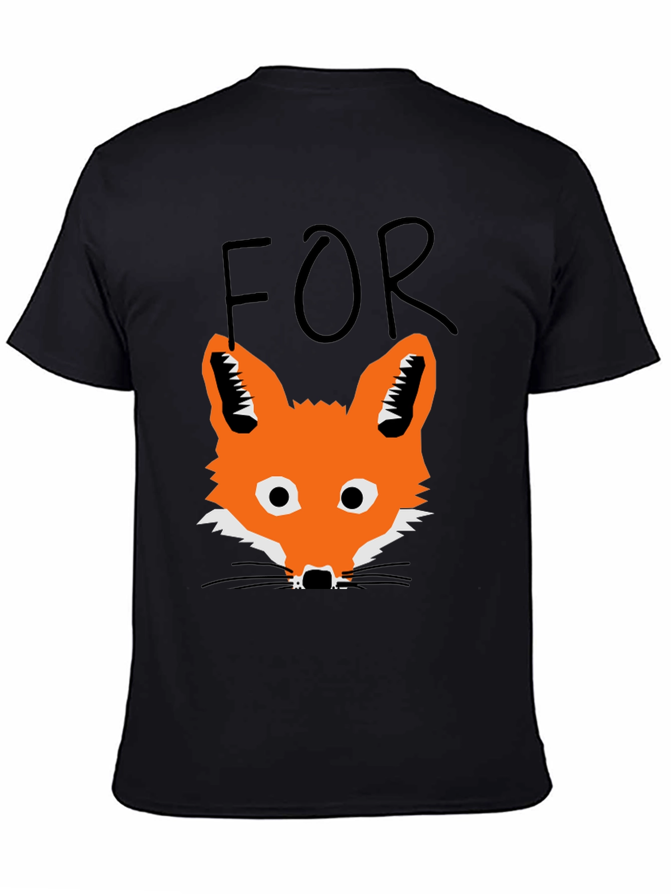 Fox T-Shirt - Mens Black Graphic Tee