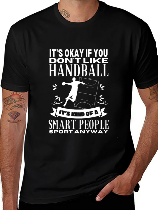 Handball Smart People T-Shirt - Novelty Graphic Tee