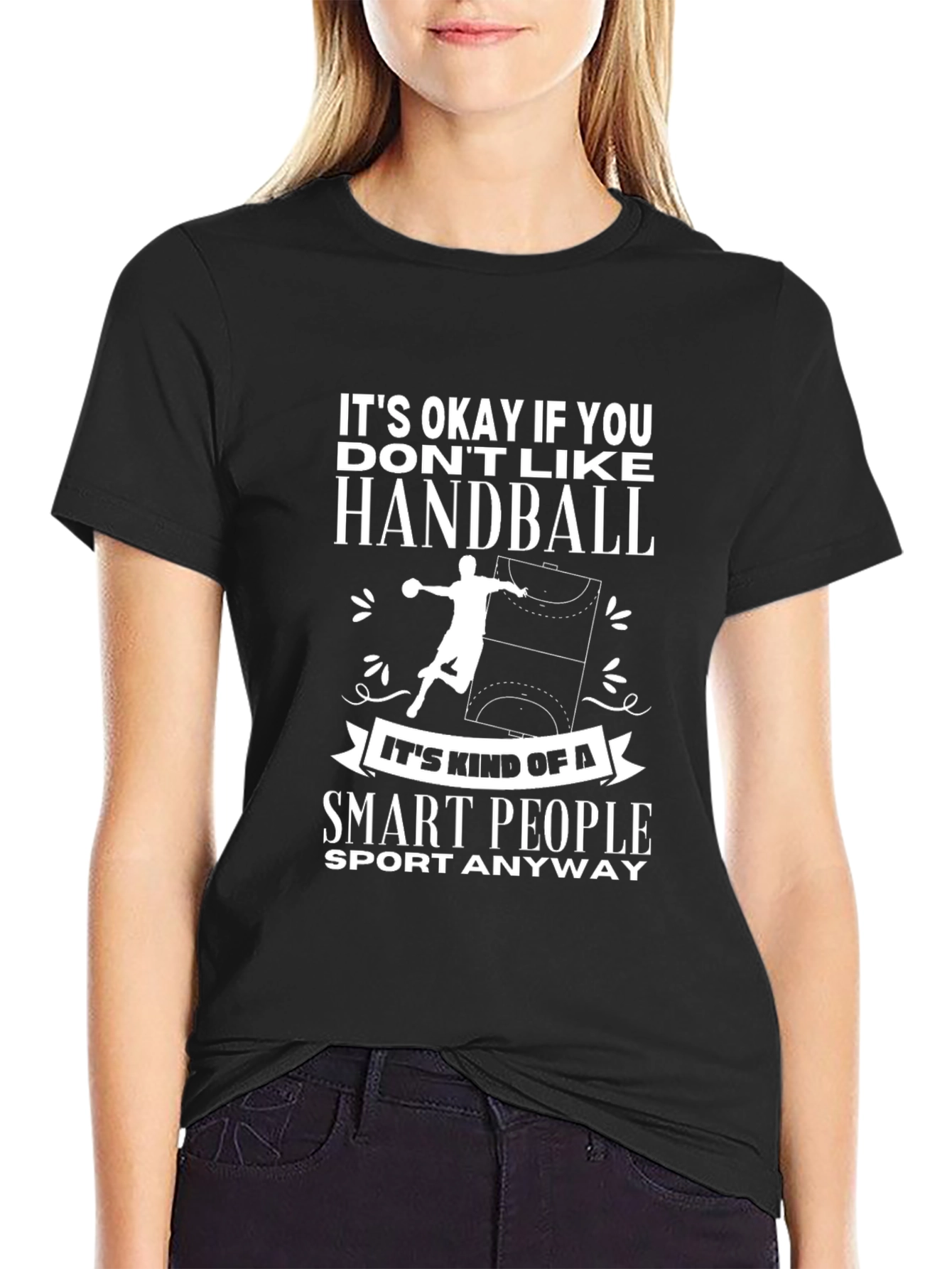 Handball Smart People T-Shirt - Novelty Graphic Tee