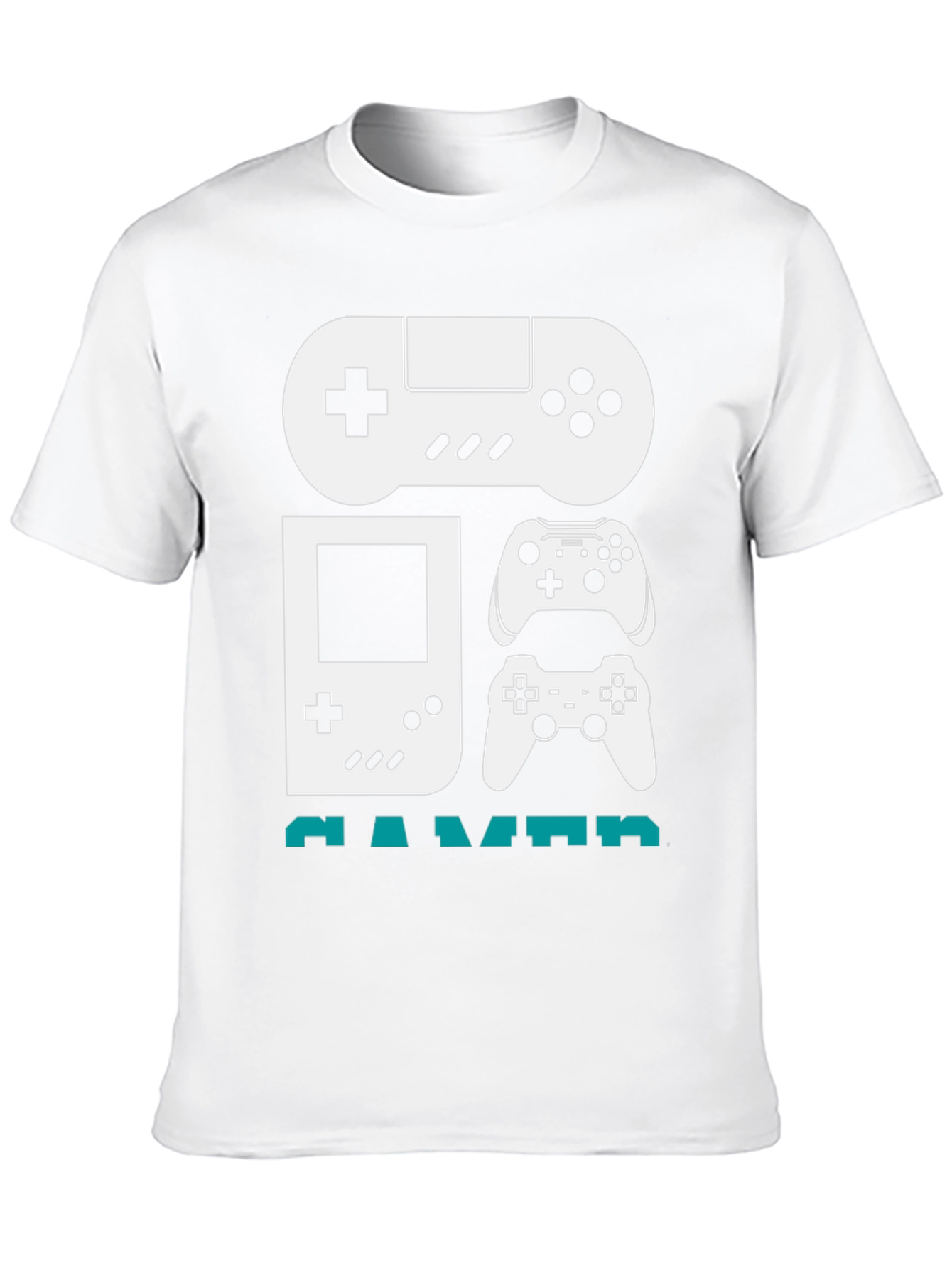 Gamer Graphic T-Shirt - Black Cotton Tee