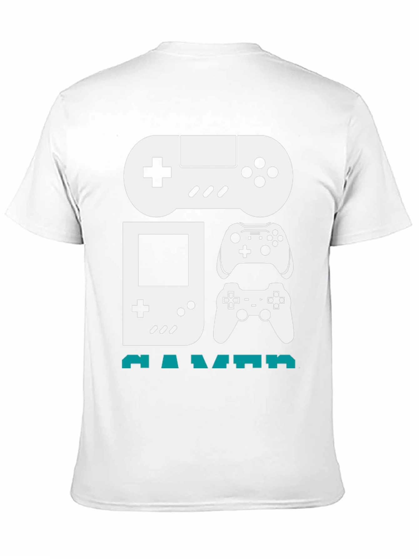 Gamer Graphic T-Shirt - Black Cotton Tee