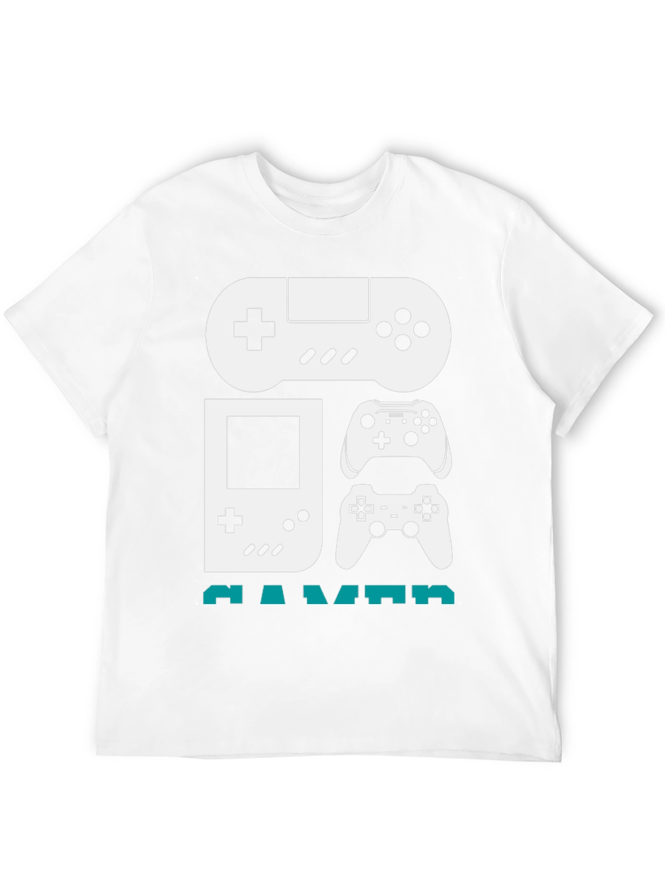 Gamer Graphic T-Shirt - Black Cotton Tee