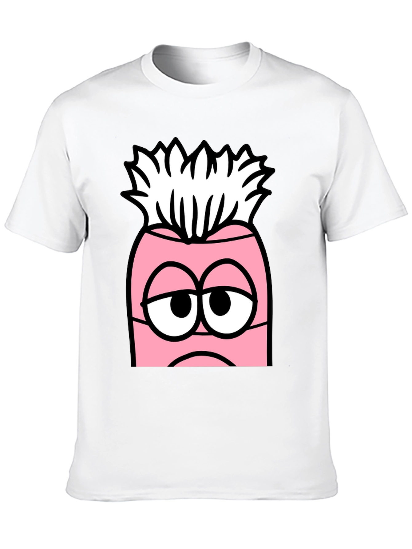 Sad Pink Character T-Shirt