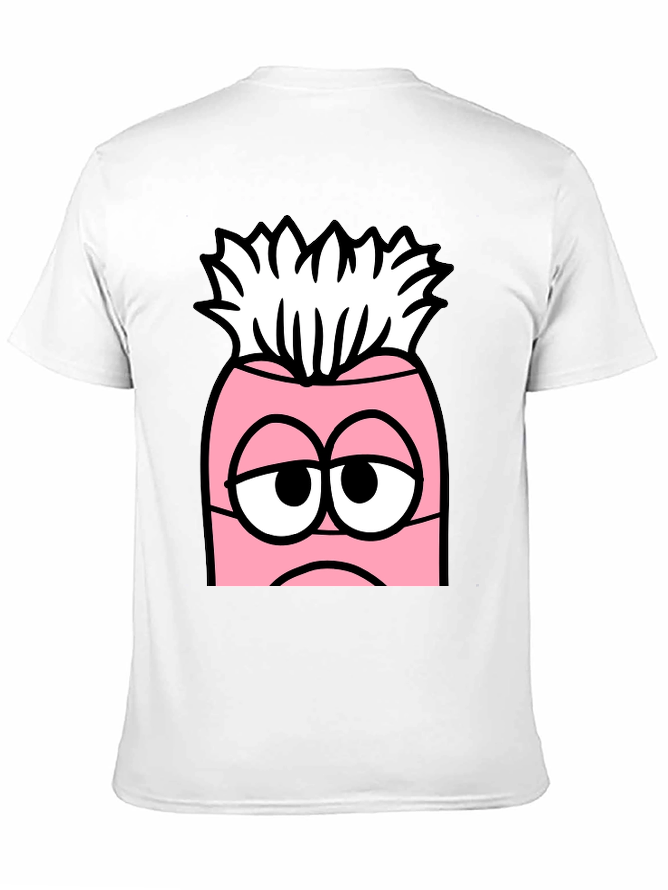 Sad Pink Character T-Shirt