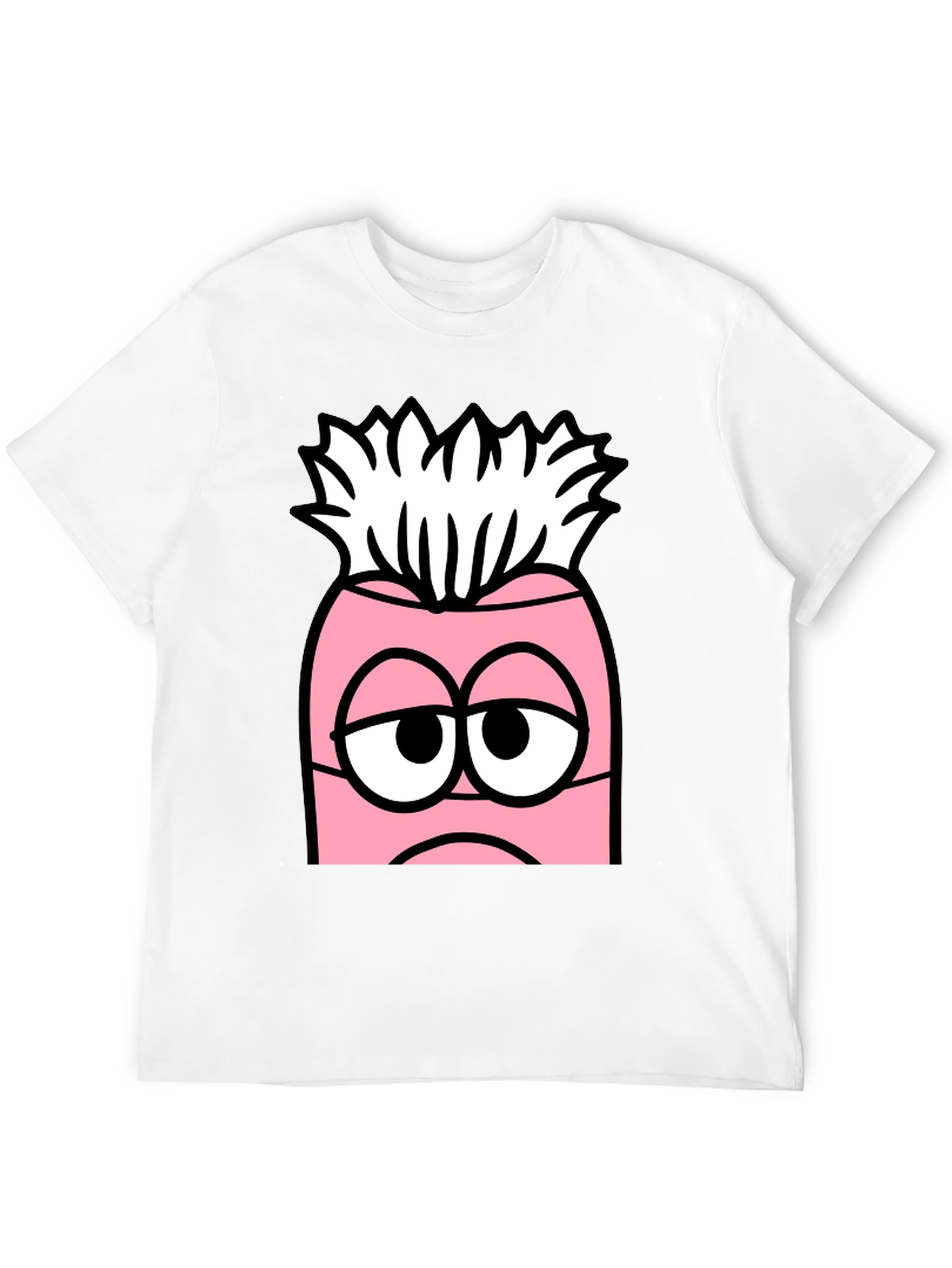 Sad Pink Character T-Shirt