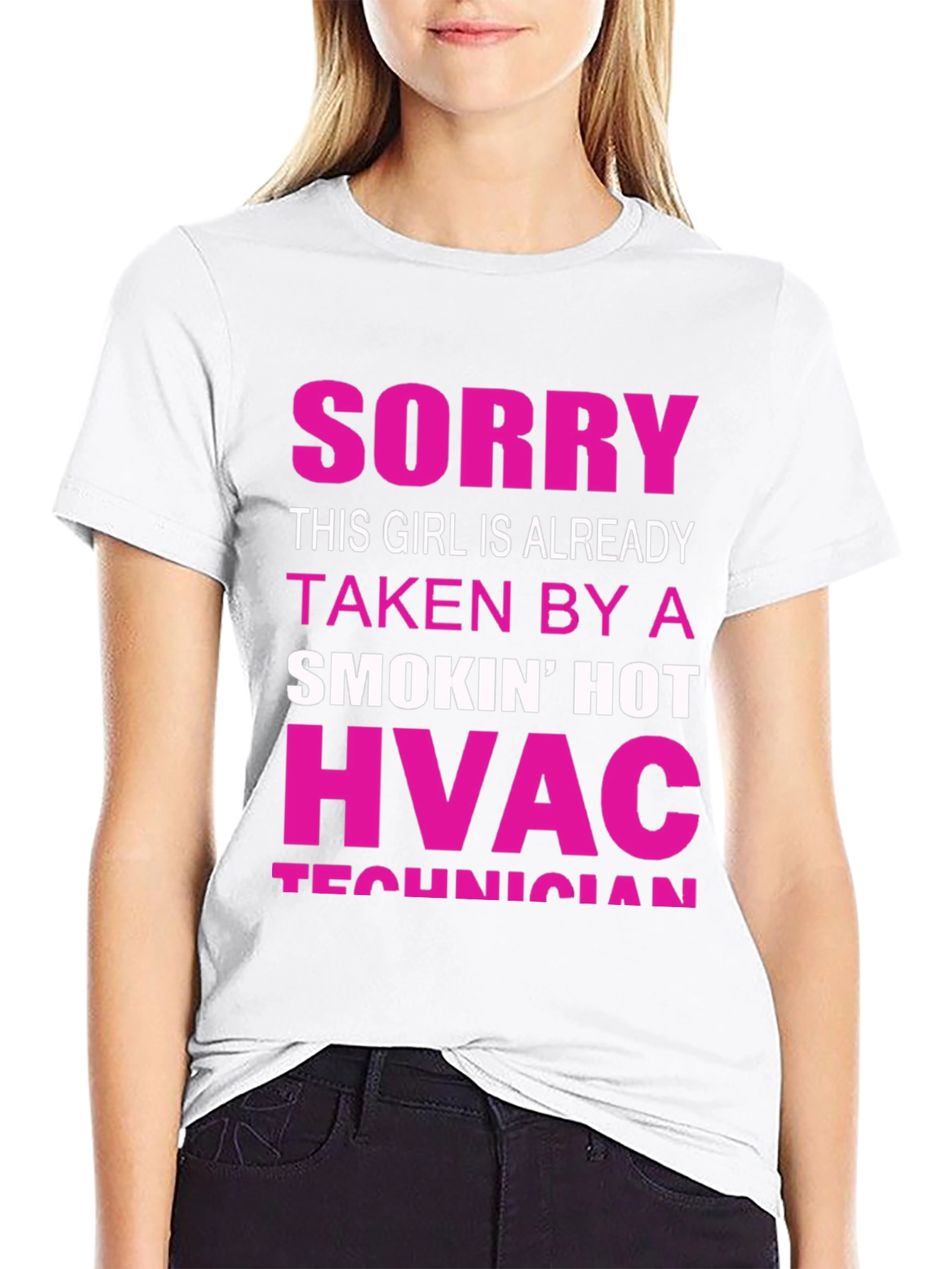 Sorry Taken By HVAC Technician Funny T-Shirt
