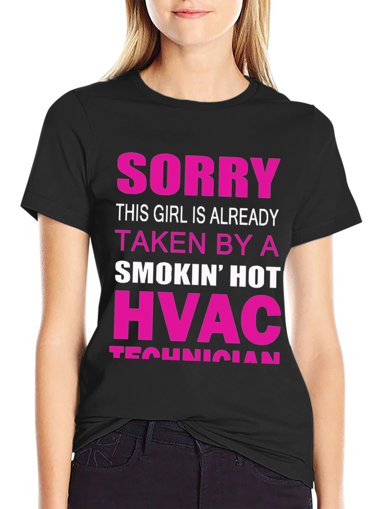 Sorry Taken By HVAC Technician Funny T-Shirt