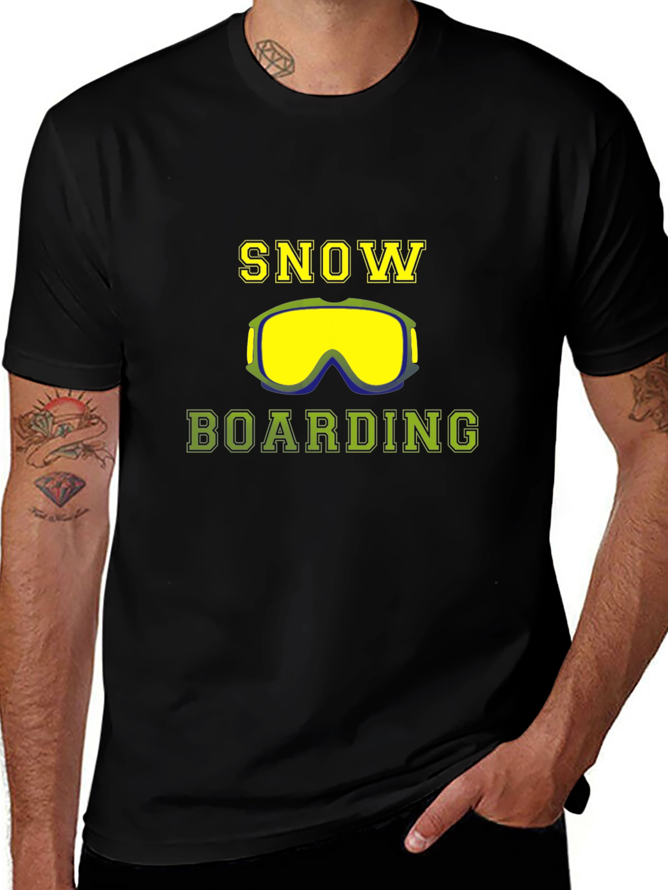 Snowboarding T-Shirt - Stylish Winter Sports Apparel