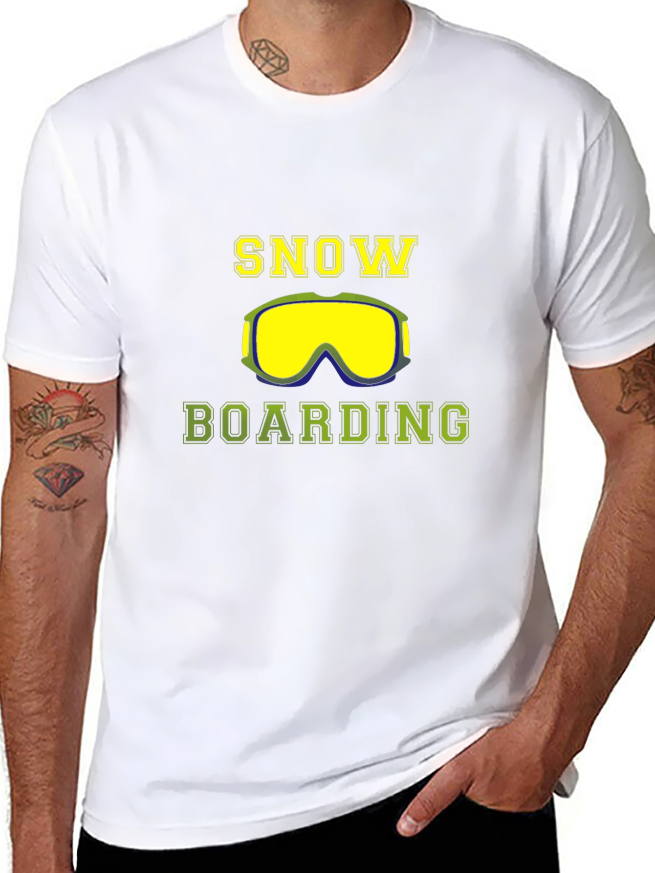 Snowboarding T-Shirt - Stylish Winter Sports Apparel