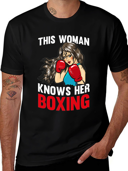 This Woman Knows Her Boxing T-Shirt