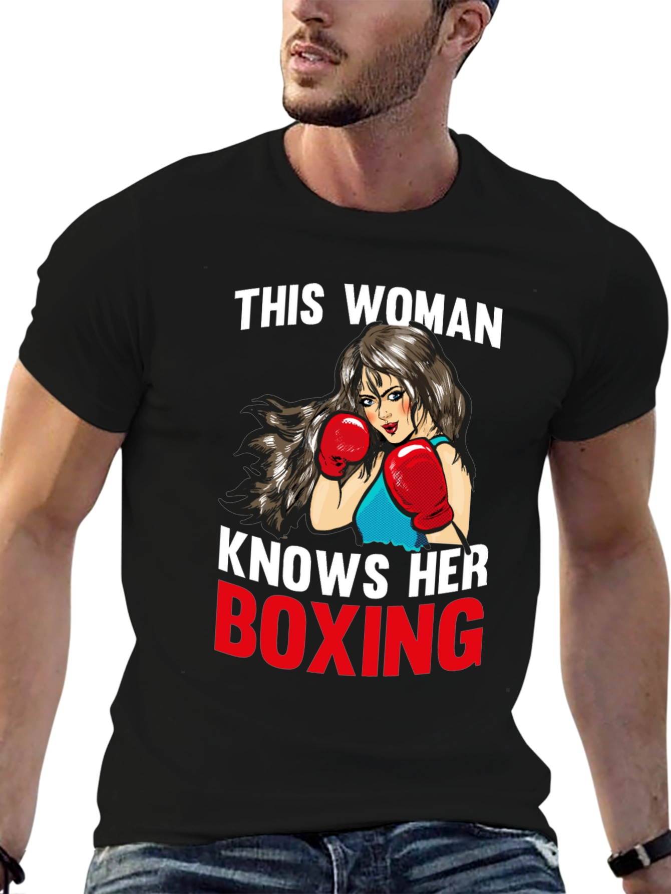 This Woman Knows Her Boxing T-Shirt