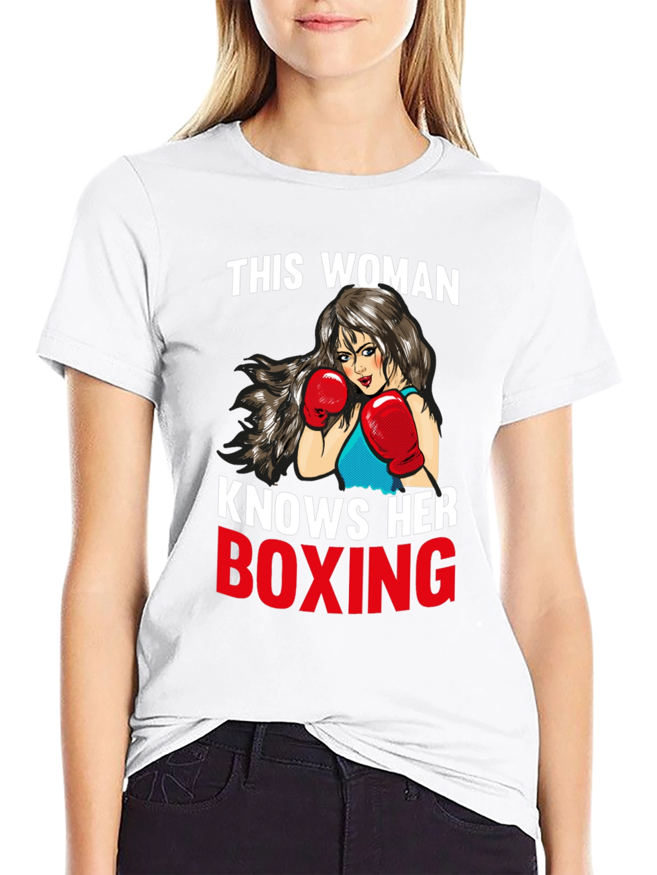 This Woman Knows Her Boxing T-Shirt