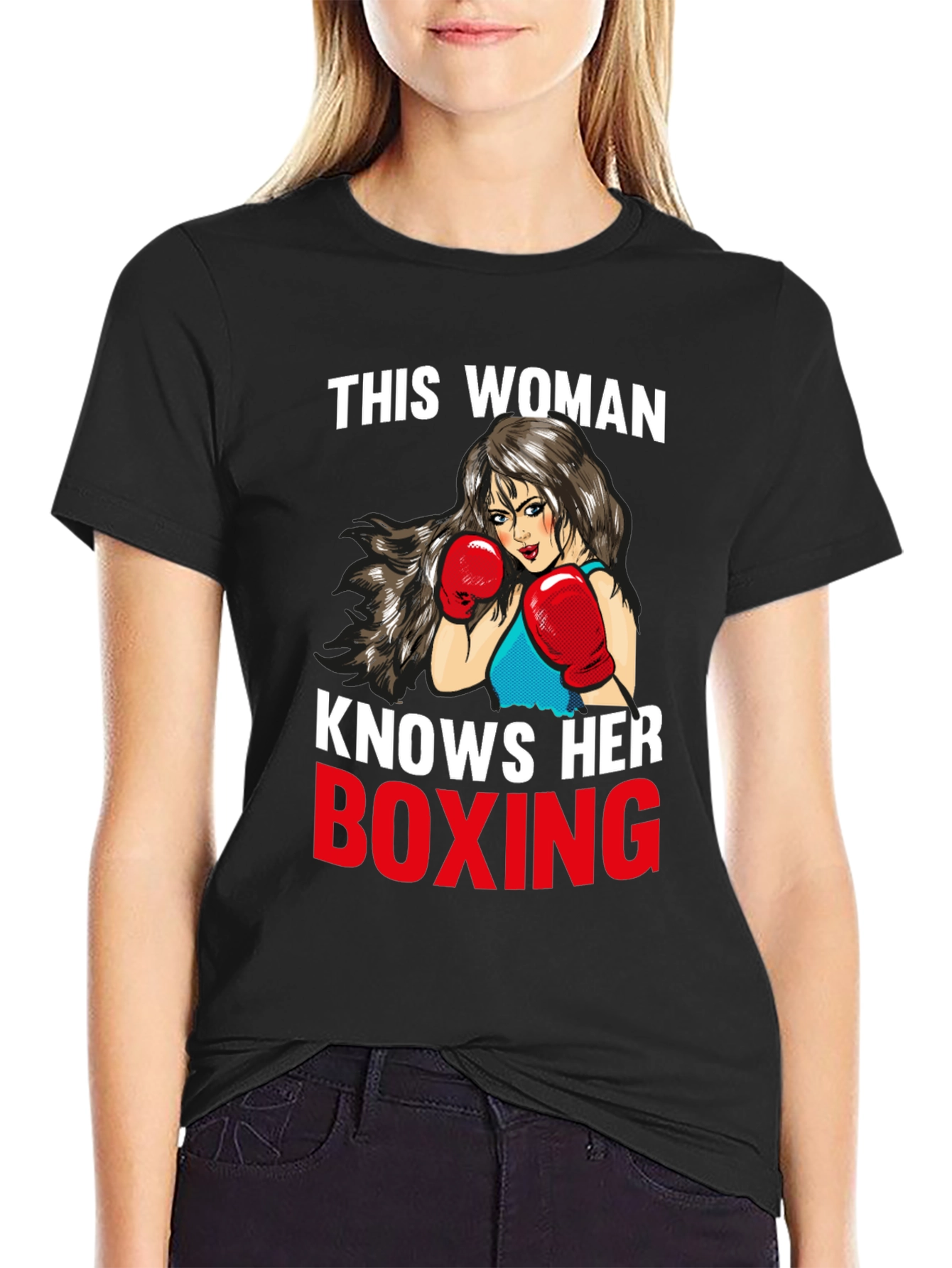 This Woman Knows Her Boxing T-Shirt