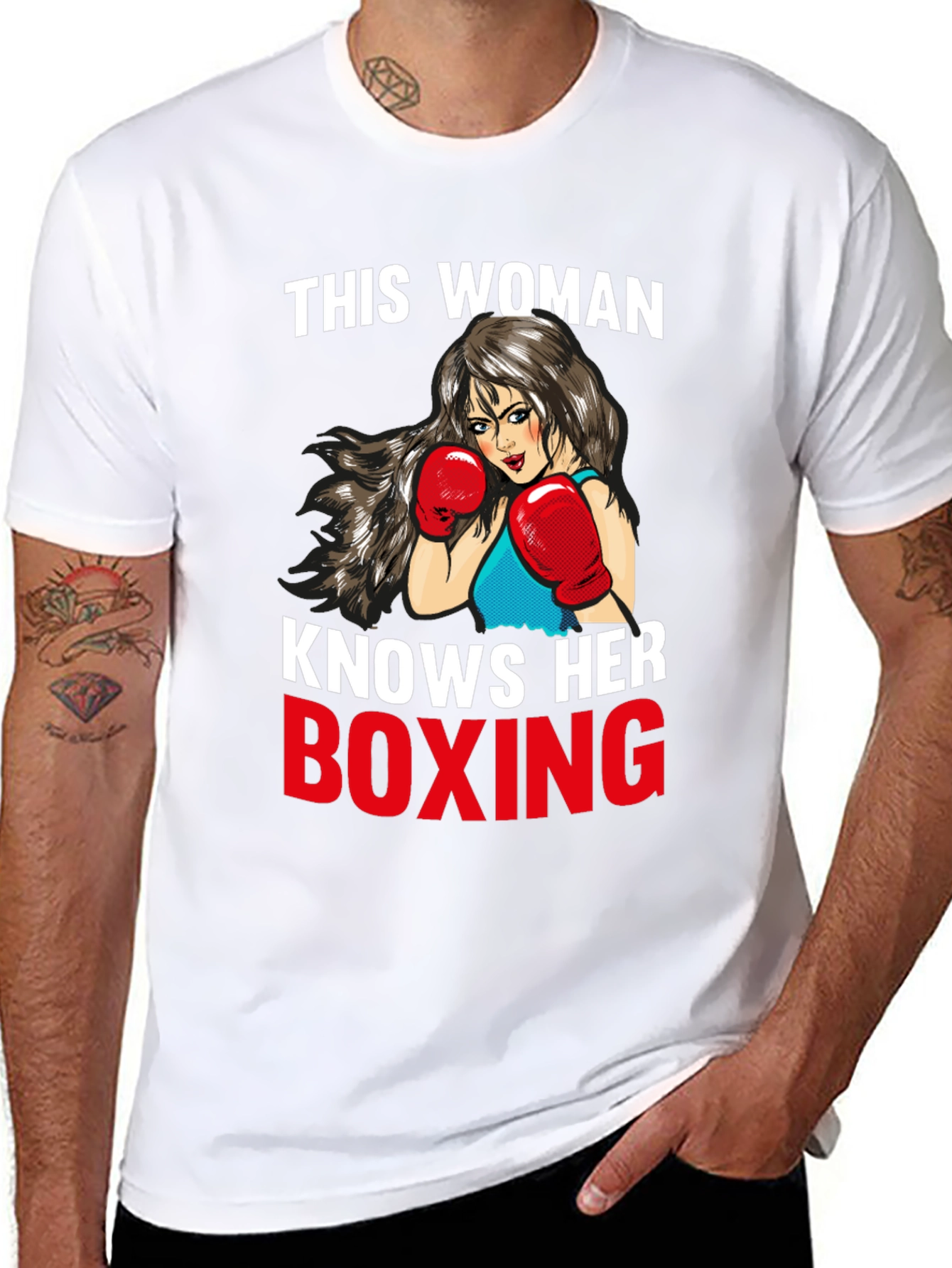 This Woman Knows Her Boxing T-Shirt