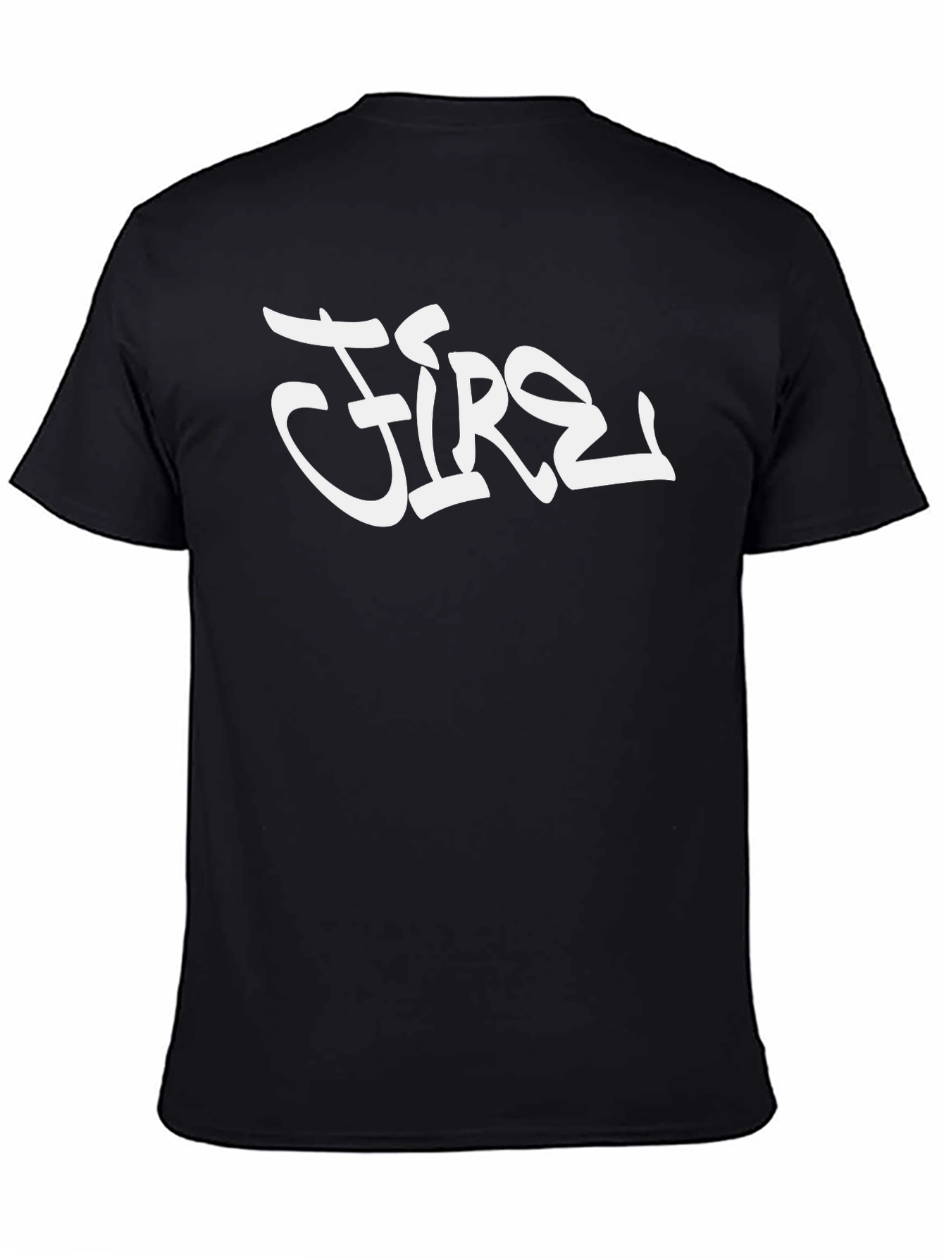Fire Graphic Black T-Shirt
