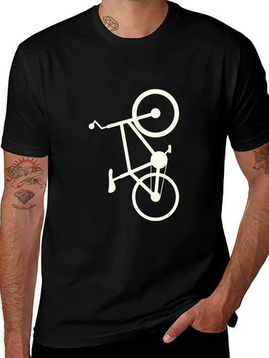 Stylish Bike Graphic Tee - Cool & Casual