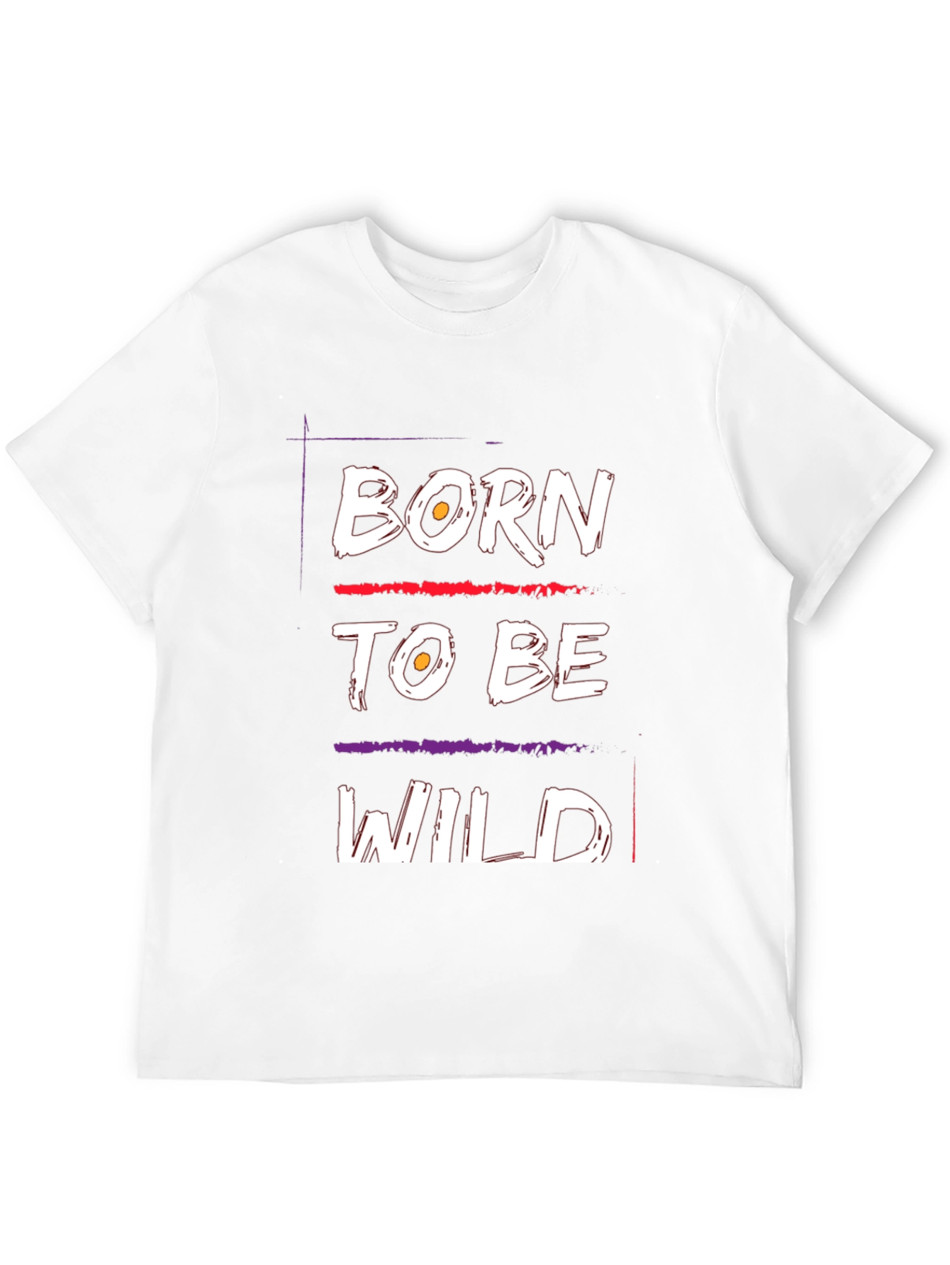 Born to Be Wild Graphic T-Shirt - Black