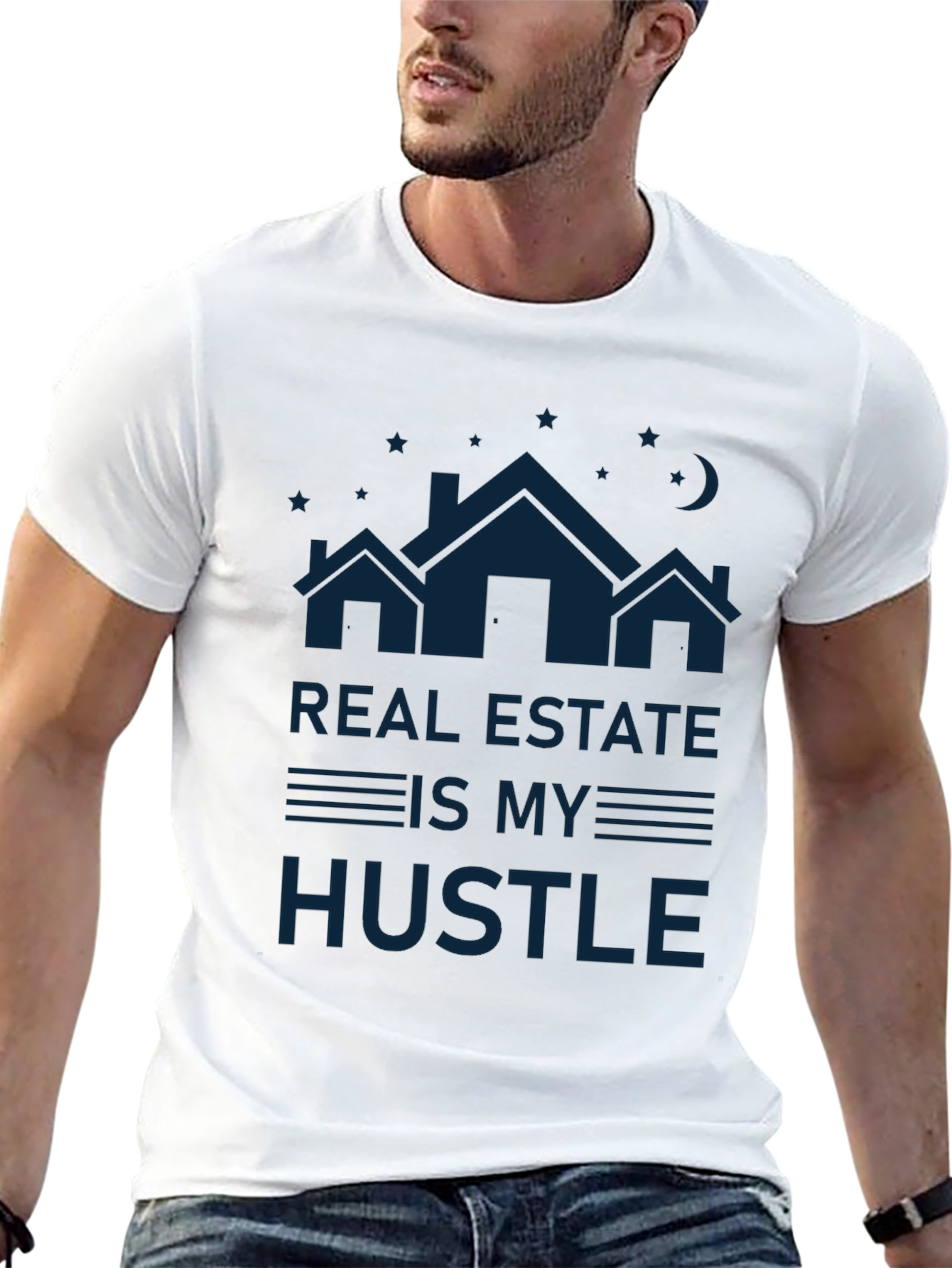Real Estate Hustle T-Shirt - Premium Cotton Tee