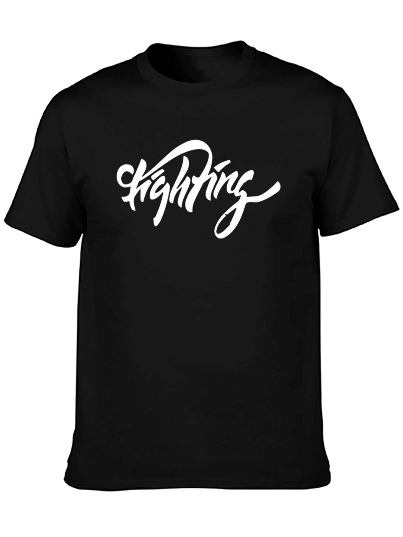 Fighting Script Black T-Shirt