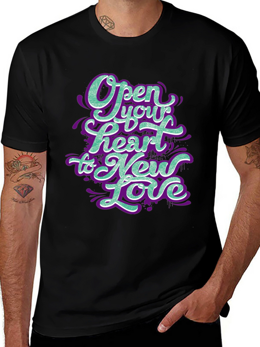 Open Your Heart to New Love Graphic T-Shirt
