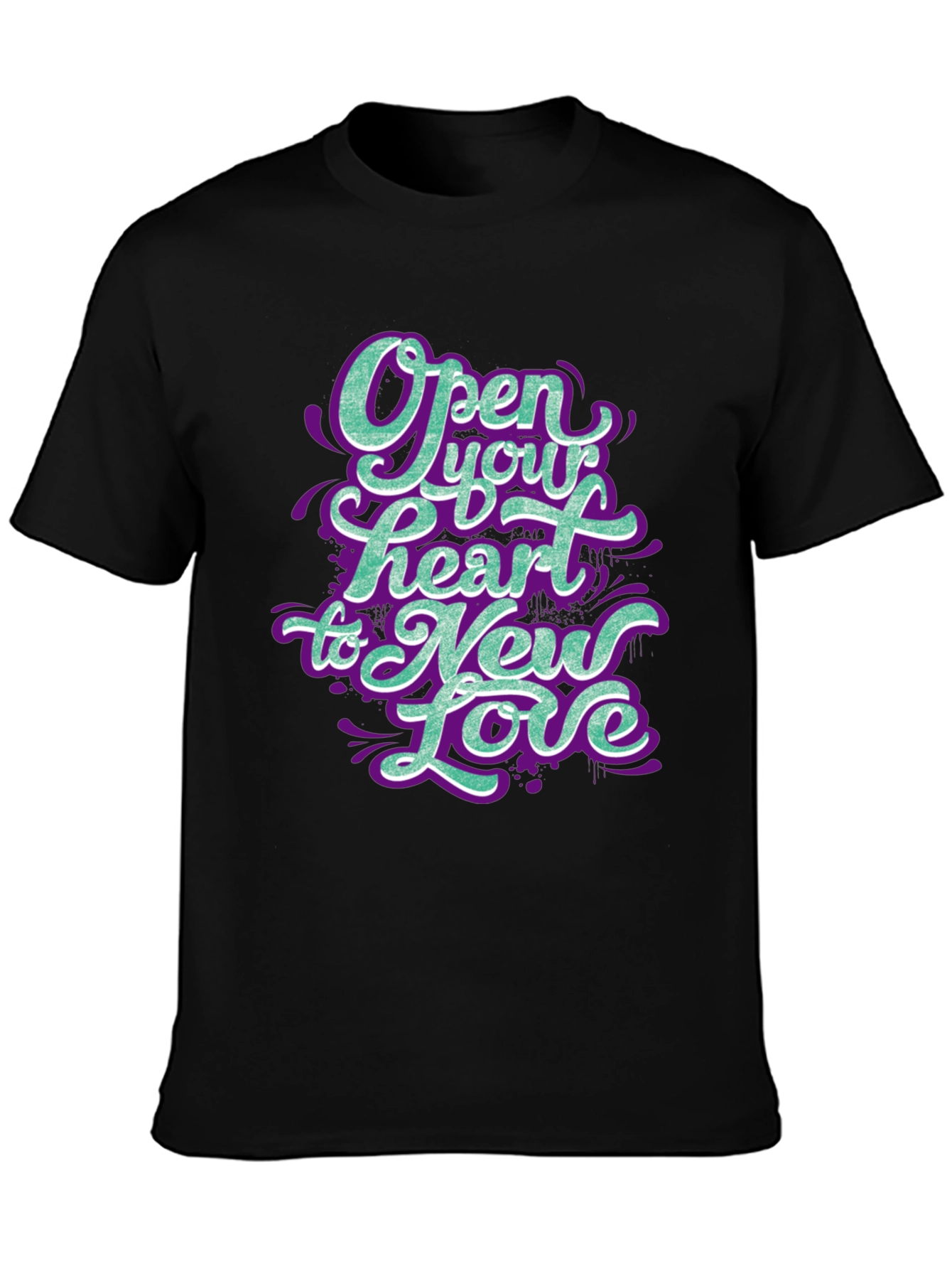 Open Your Heart to New Love Graphic T-Shirt