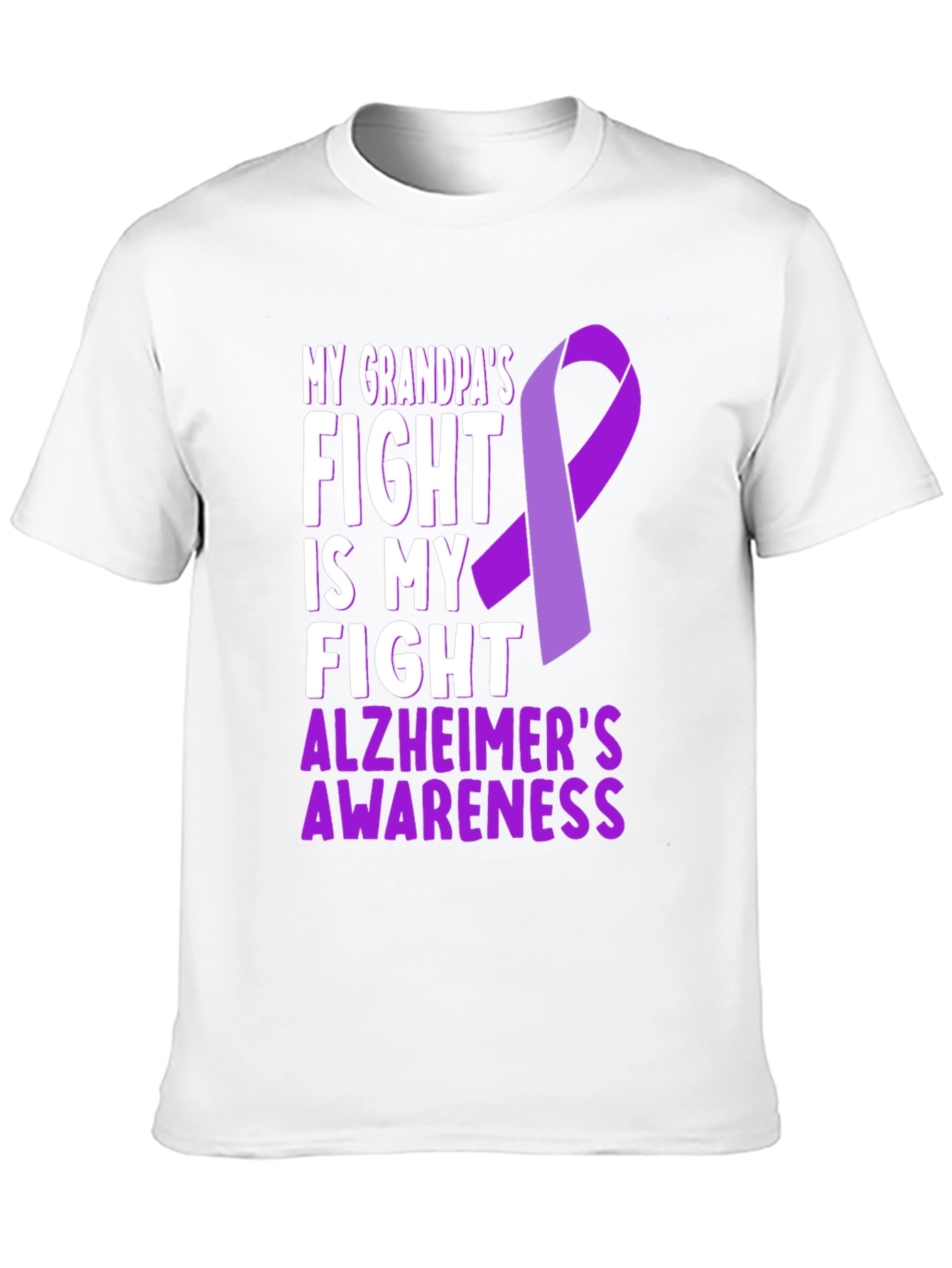 Alzheimers Awareness T-Shirt: Grandpas Fight
