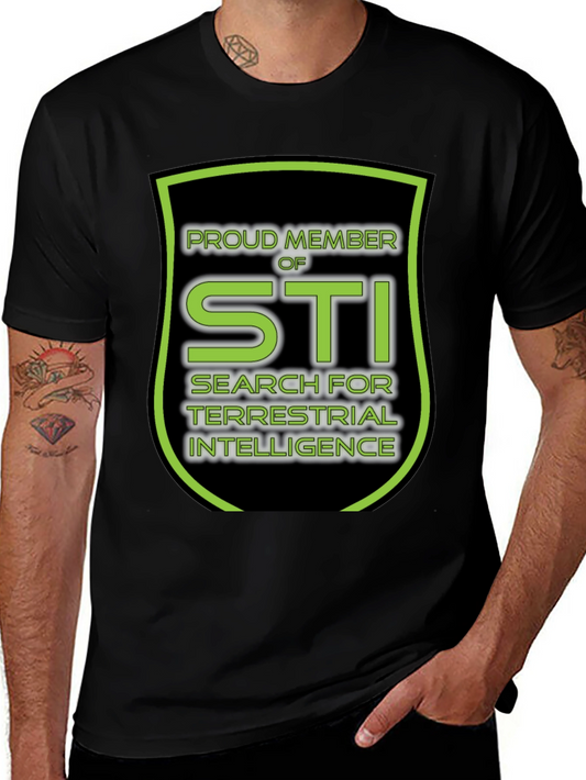 Proud STI Member T-Shirt - Search for Terrestrial Intelligence Tee