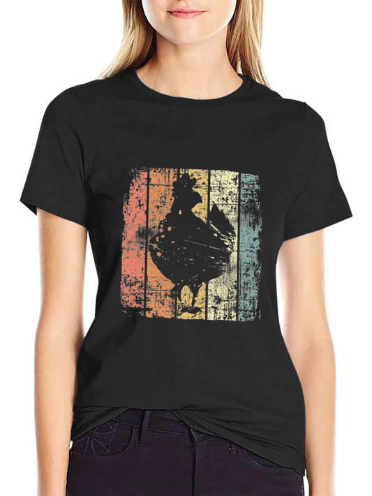 Retro Rooster Graphic Tee