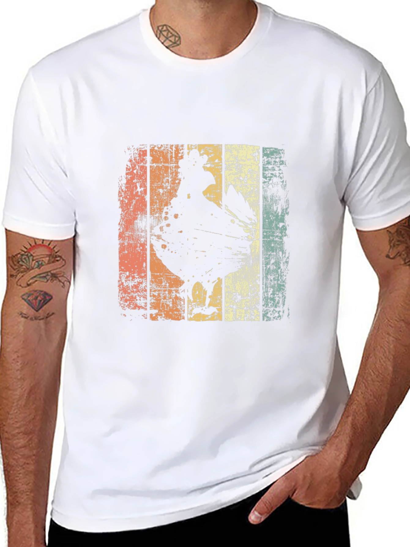 Retro Rooster Graphic Tee