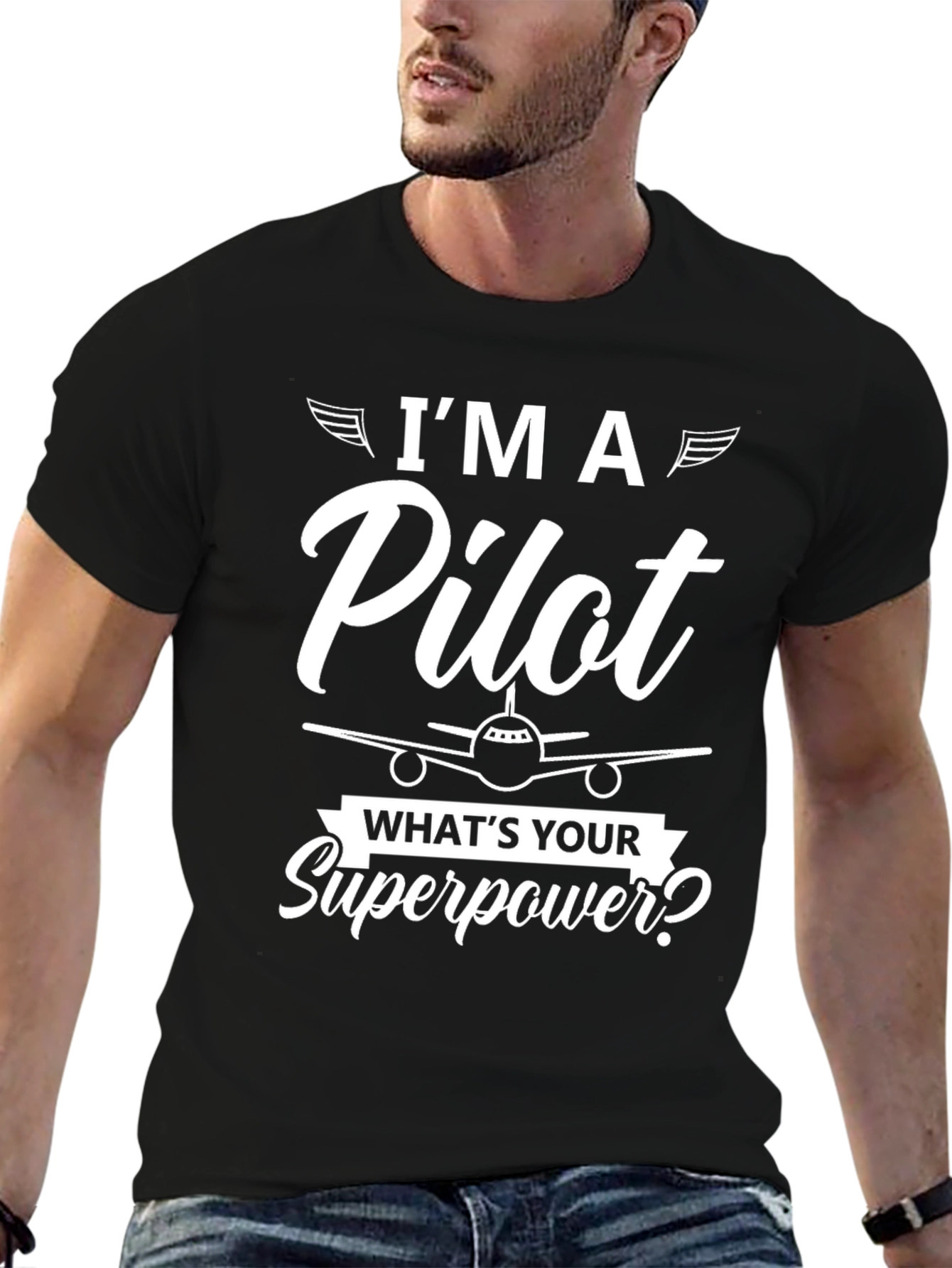 Pilot Superpower Graphic T-Shirt