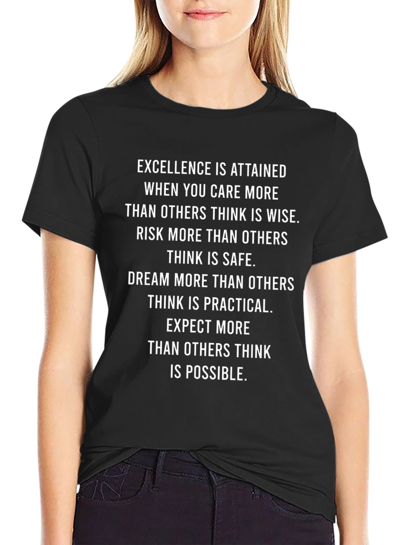 Inspirational Excellence Attained Graphic T-Shirt