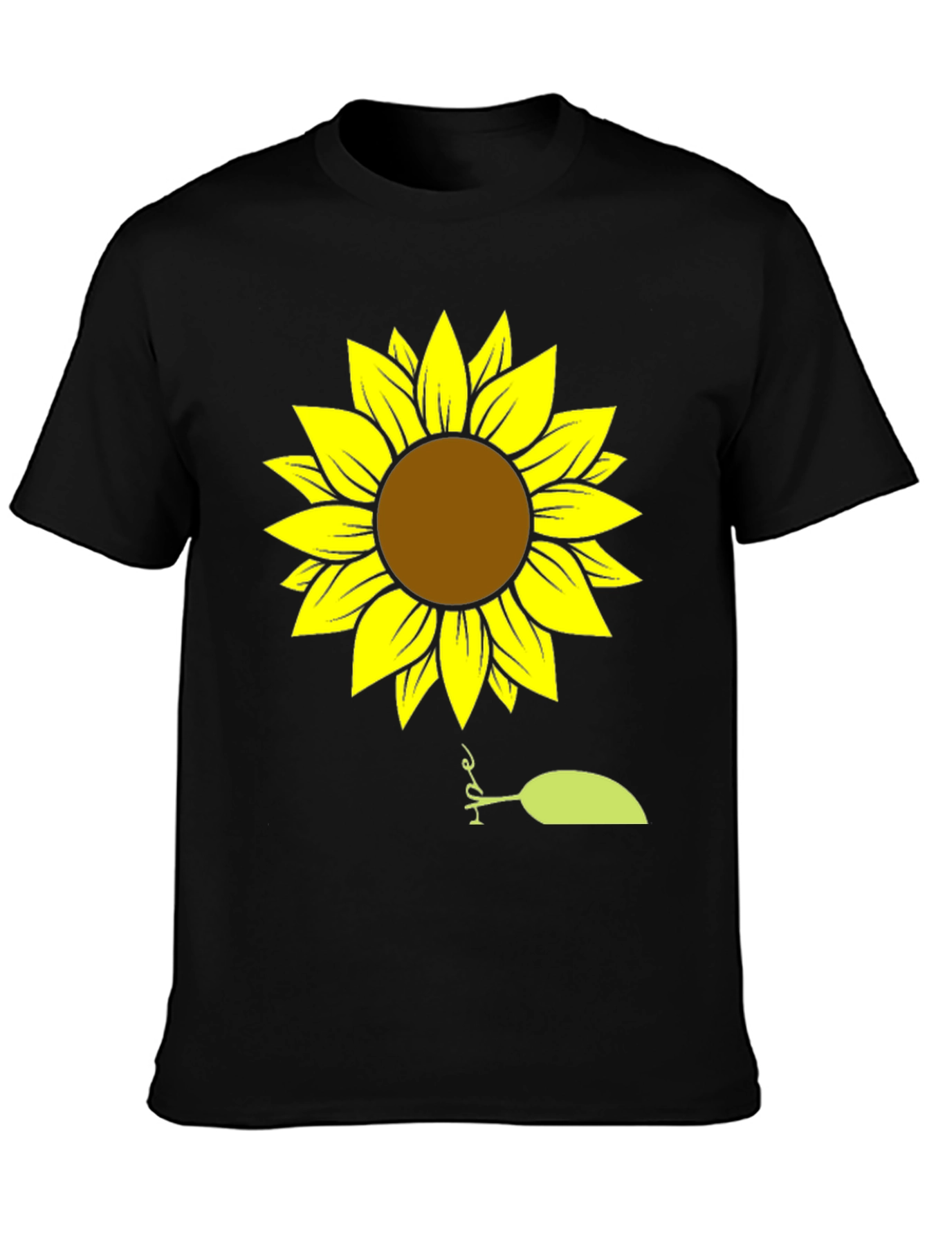 Sunflower Hope Graphic Tee - Stylish Casual Comfort