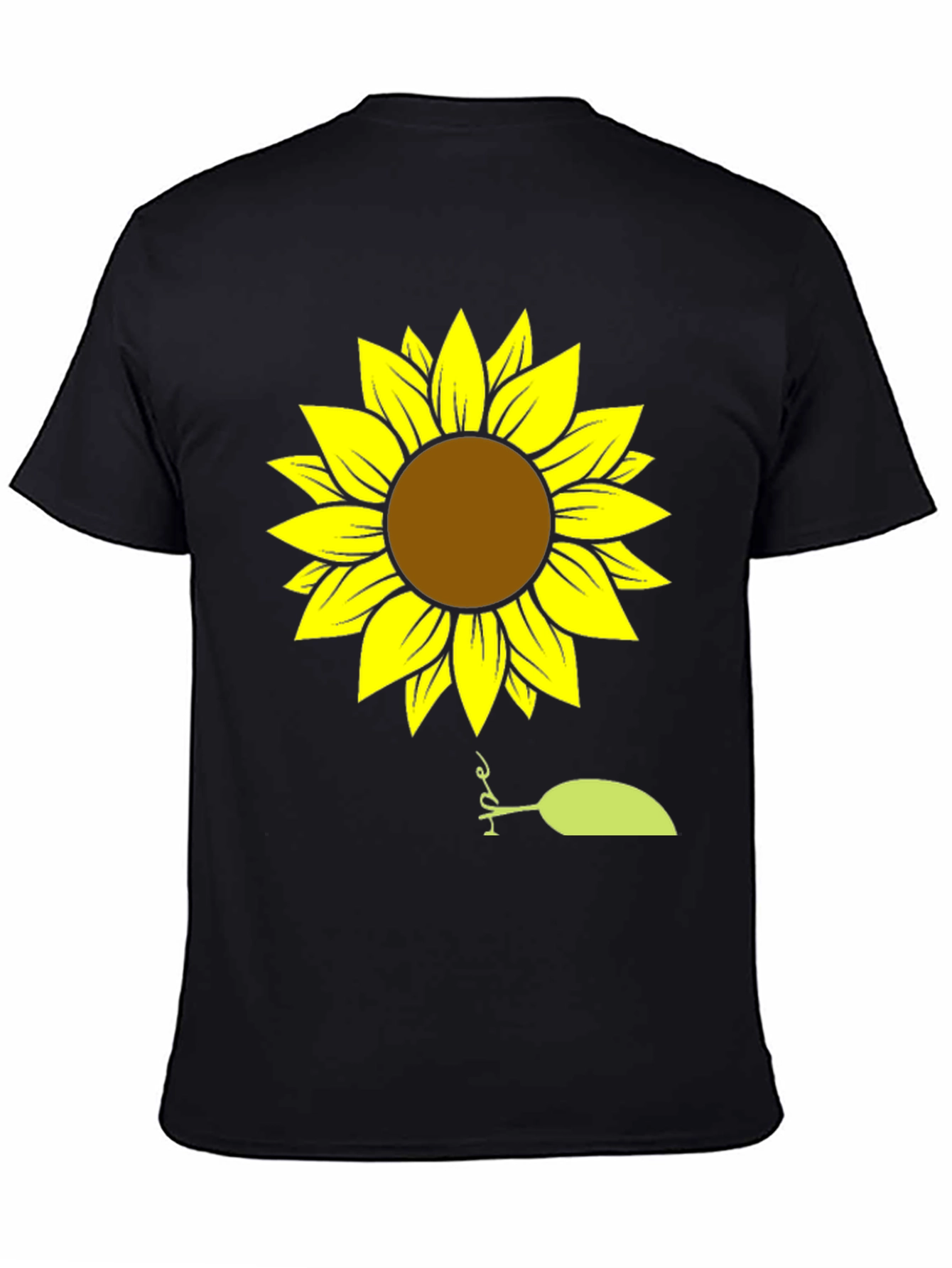 Sunflower Hope Graphic Tee - Stylish Casual Comfort