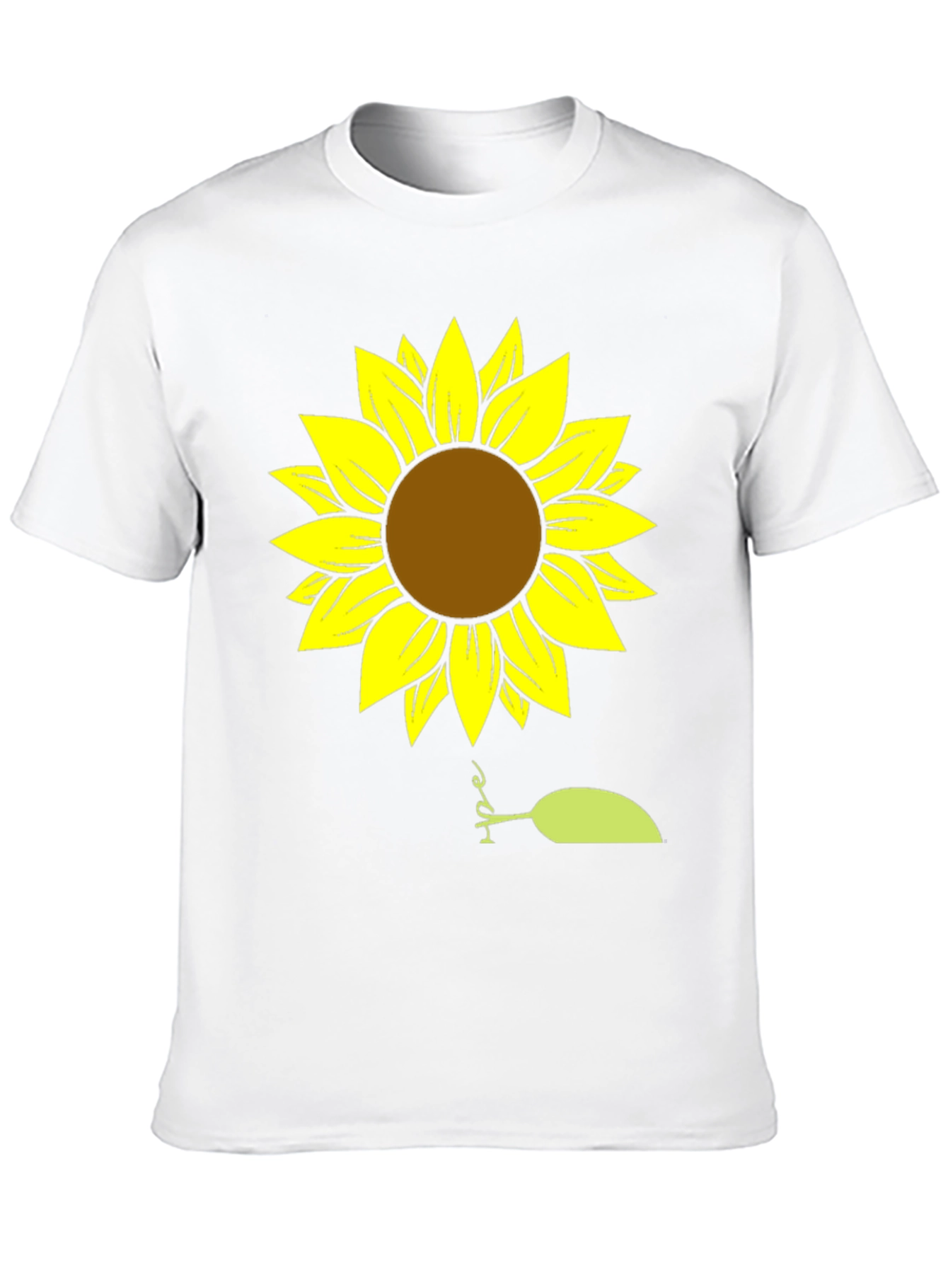 Sunflower Hope Graphic Tee - Stylish Casual Comfort