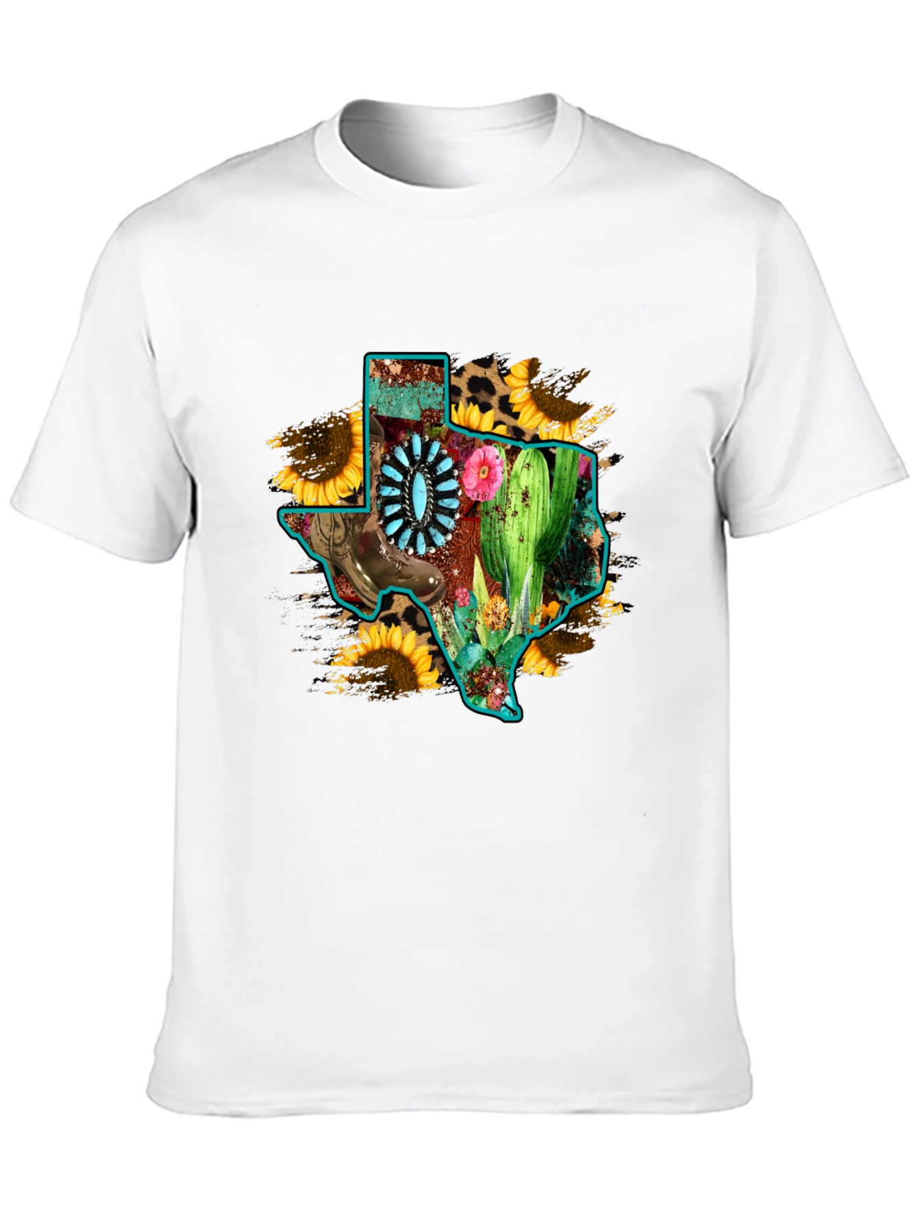 Texas State Pride Graphic Tee - Western Style